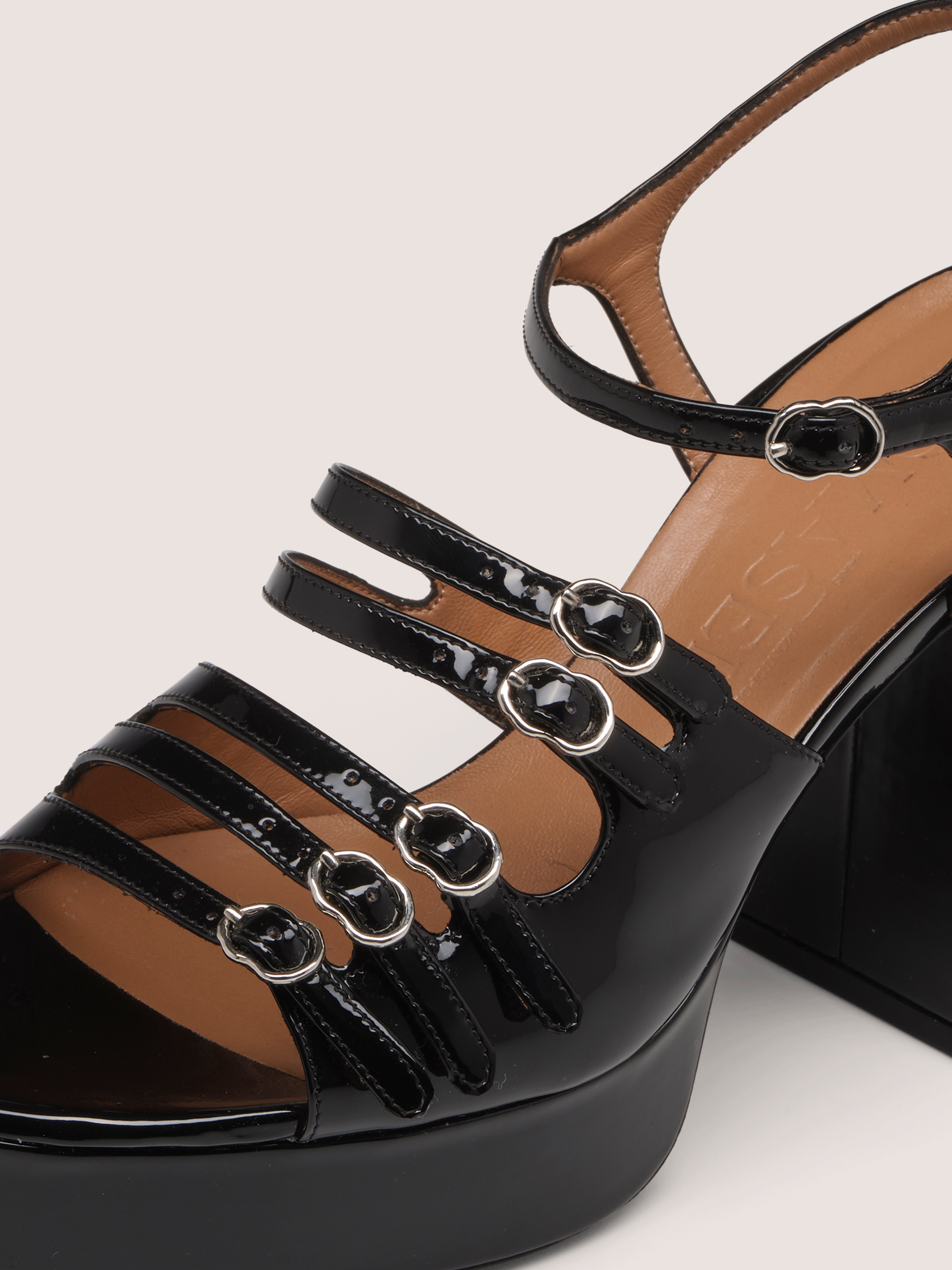 FRENCHKISS- Sandals - Patent Black