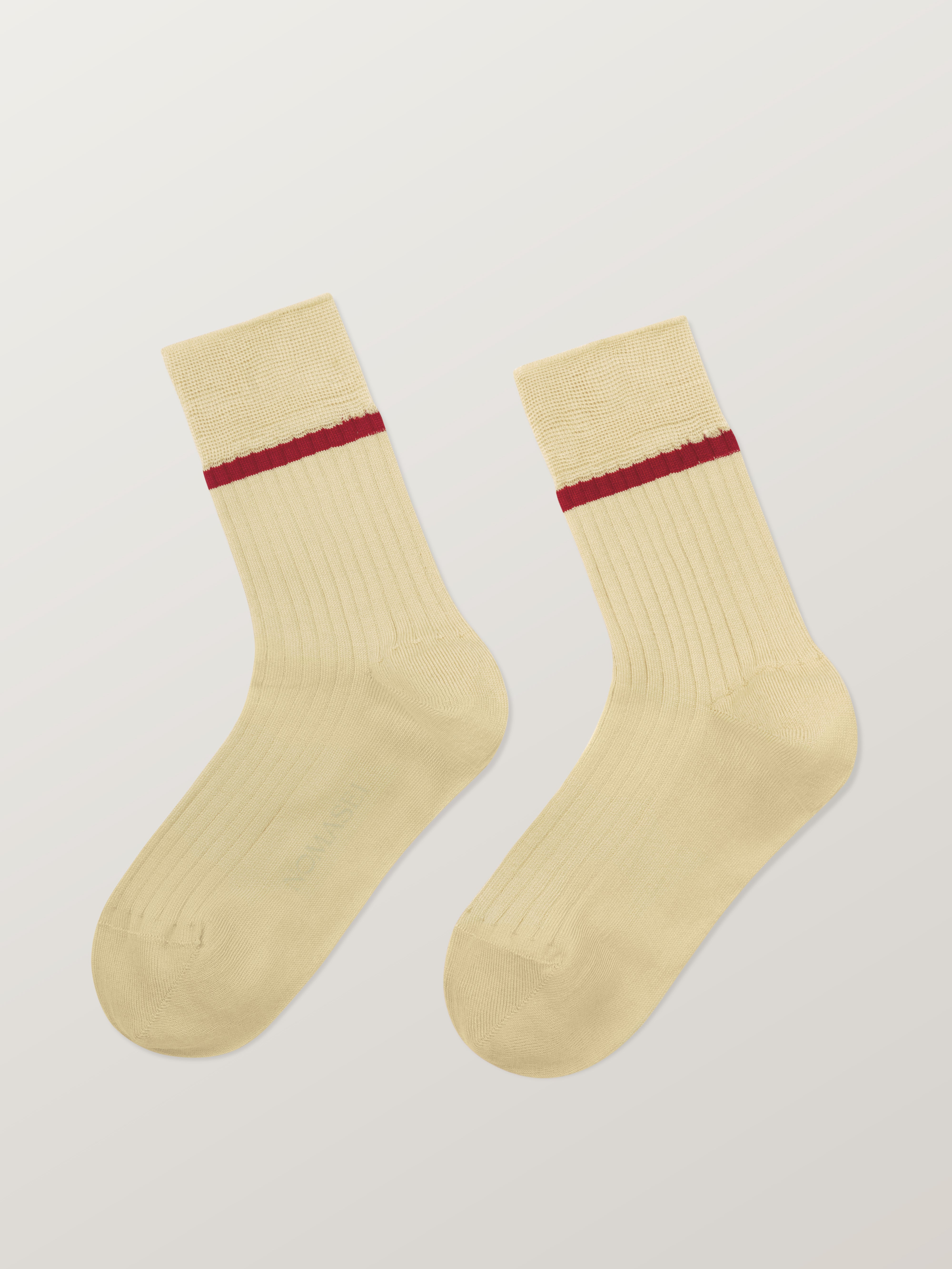 COMO - Lisle Thread Socks - Beige