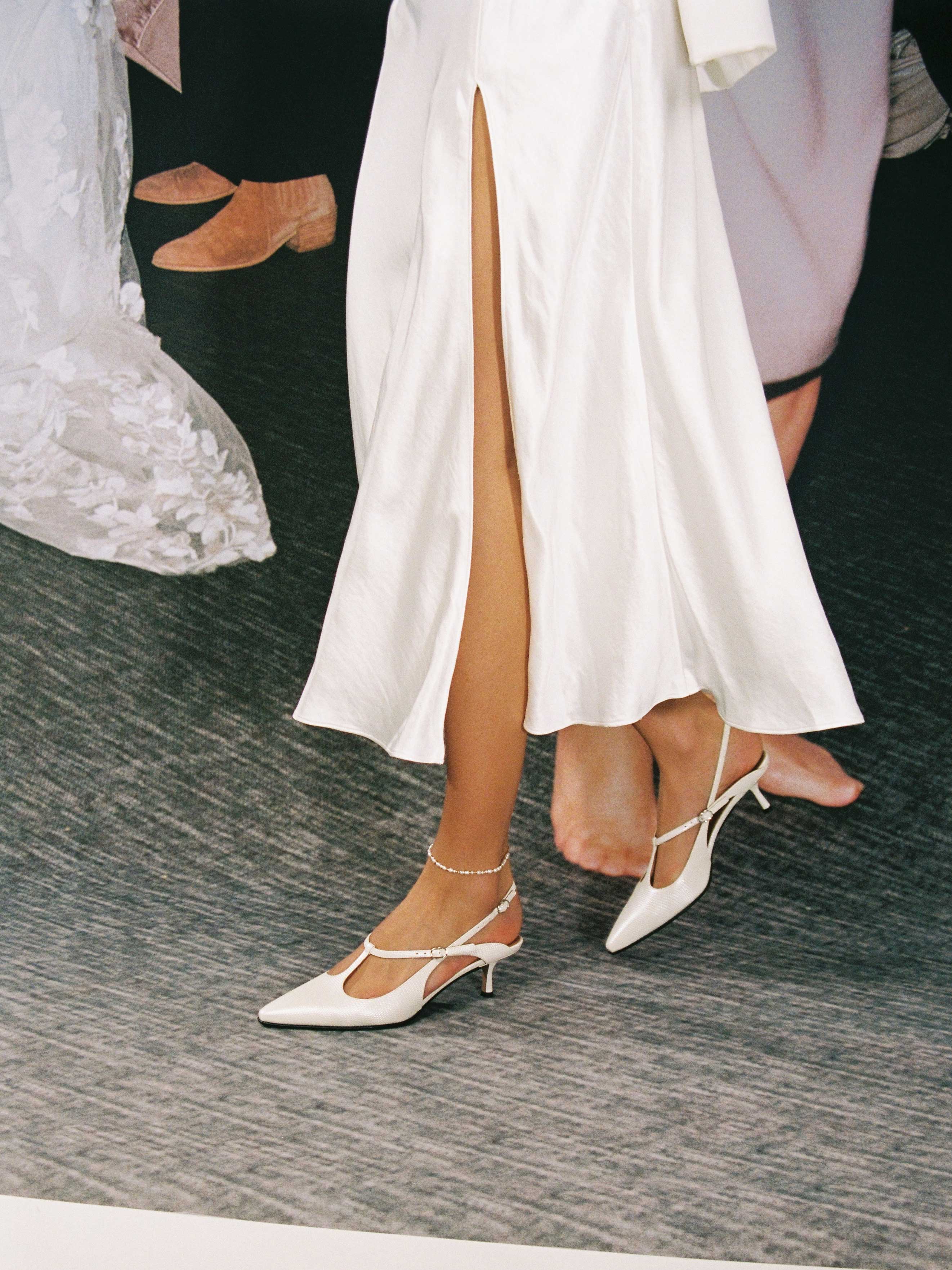 SILENCIO - Escarpins - Embossés Blanc