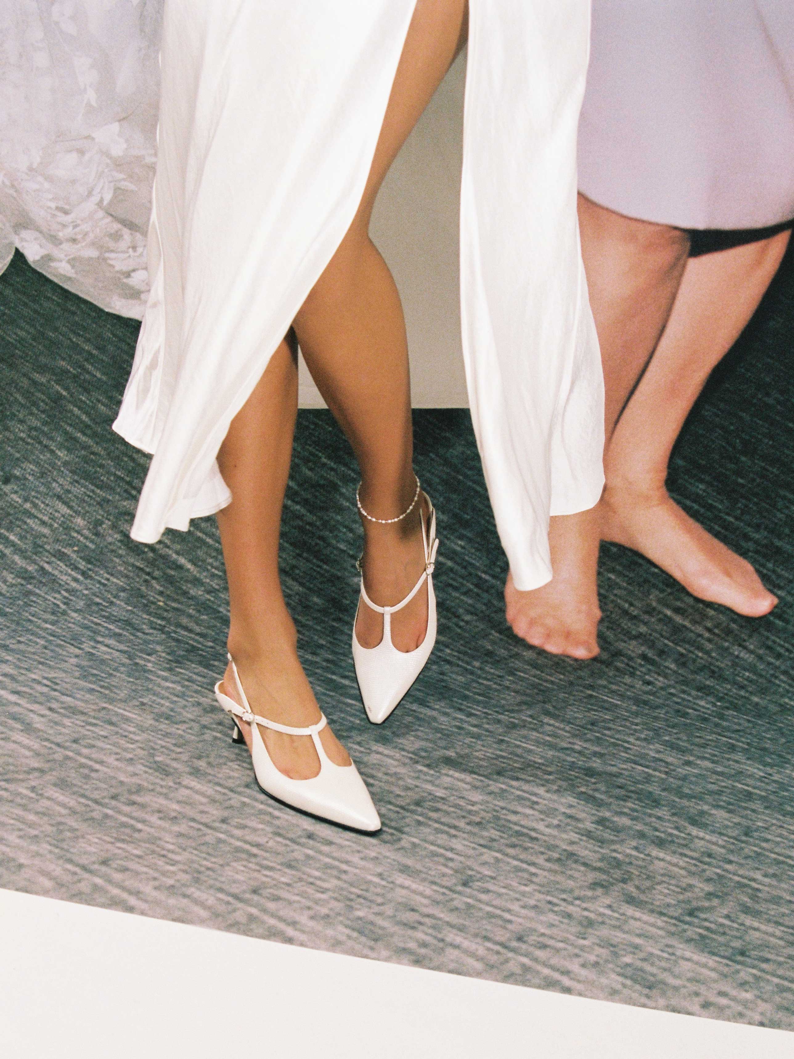 SILENCIO - Escarpins - Embossés Blanc