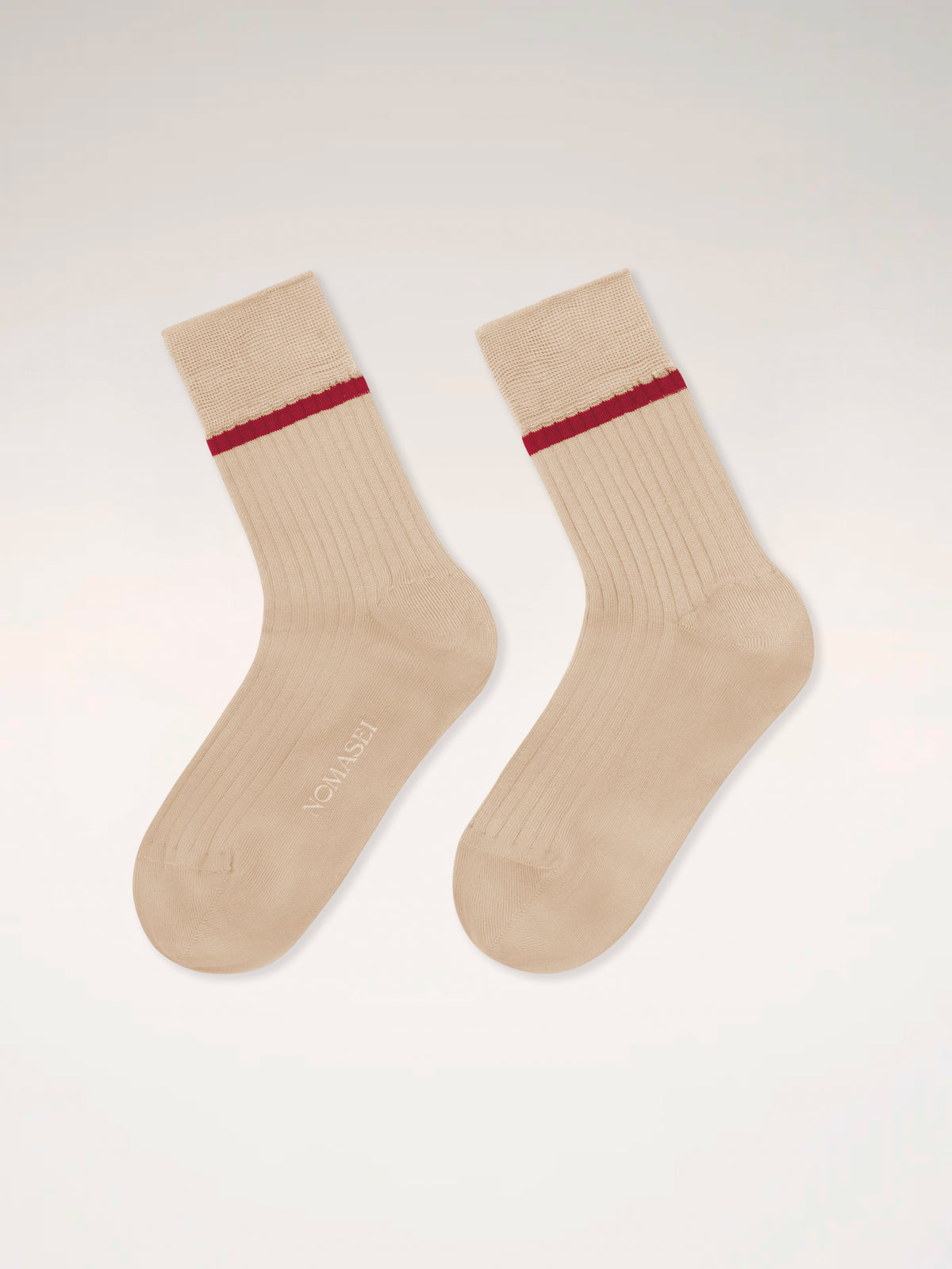 COMO - Lisle Thread Socks - Beige