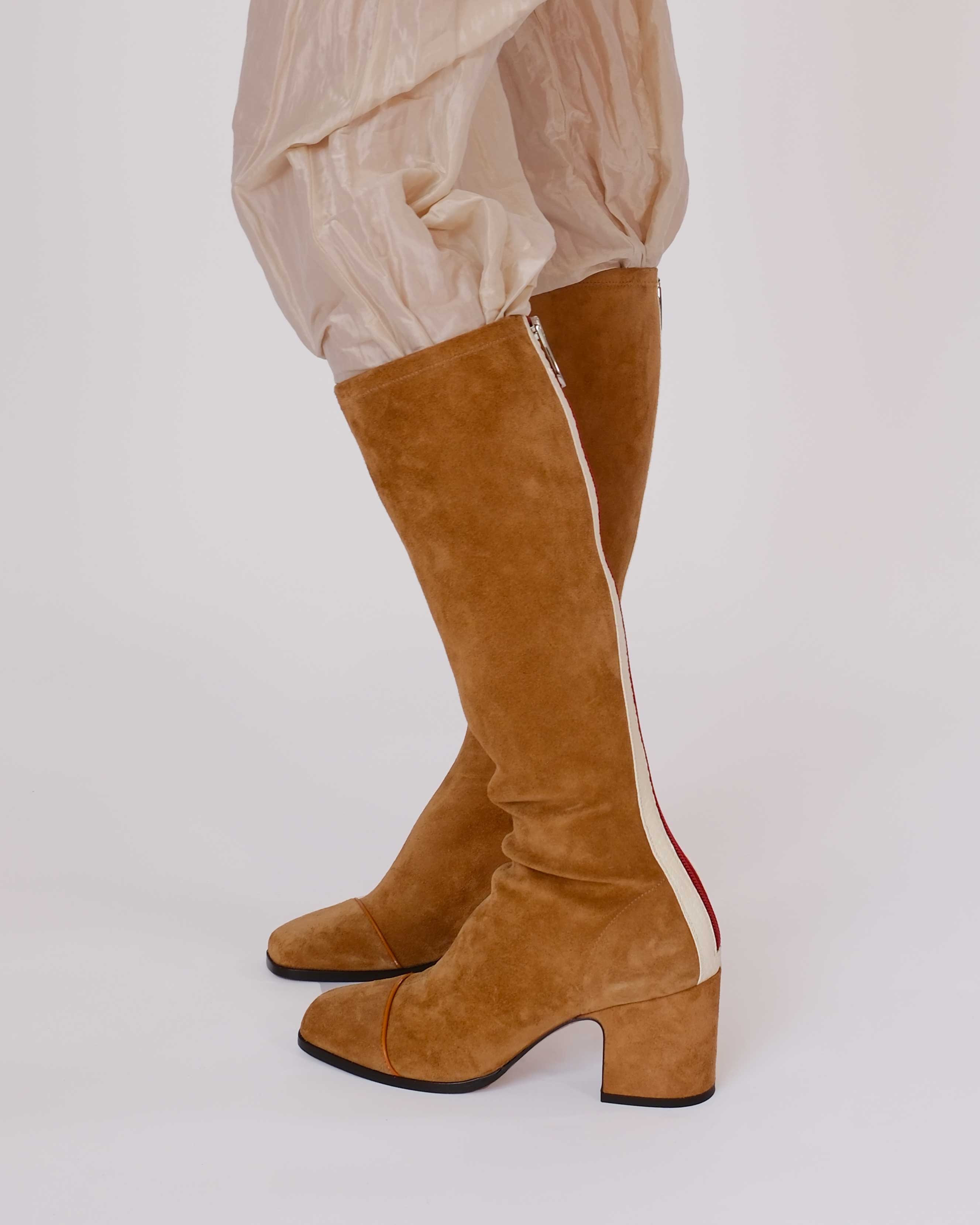TWIST - Bottes - Suède Cognac Bottes Nomasei