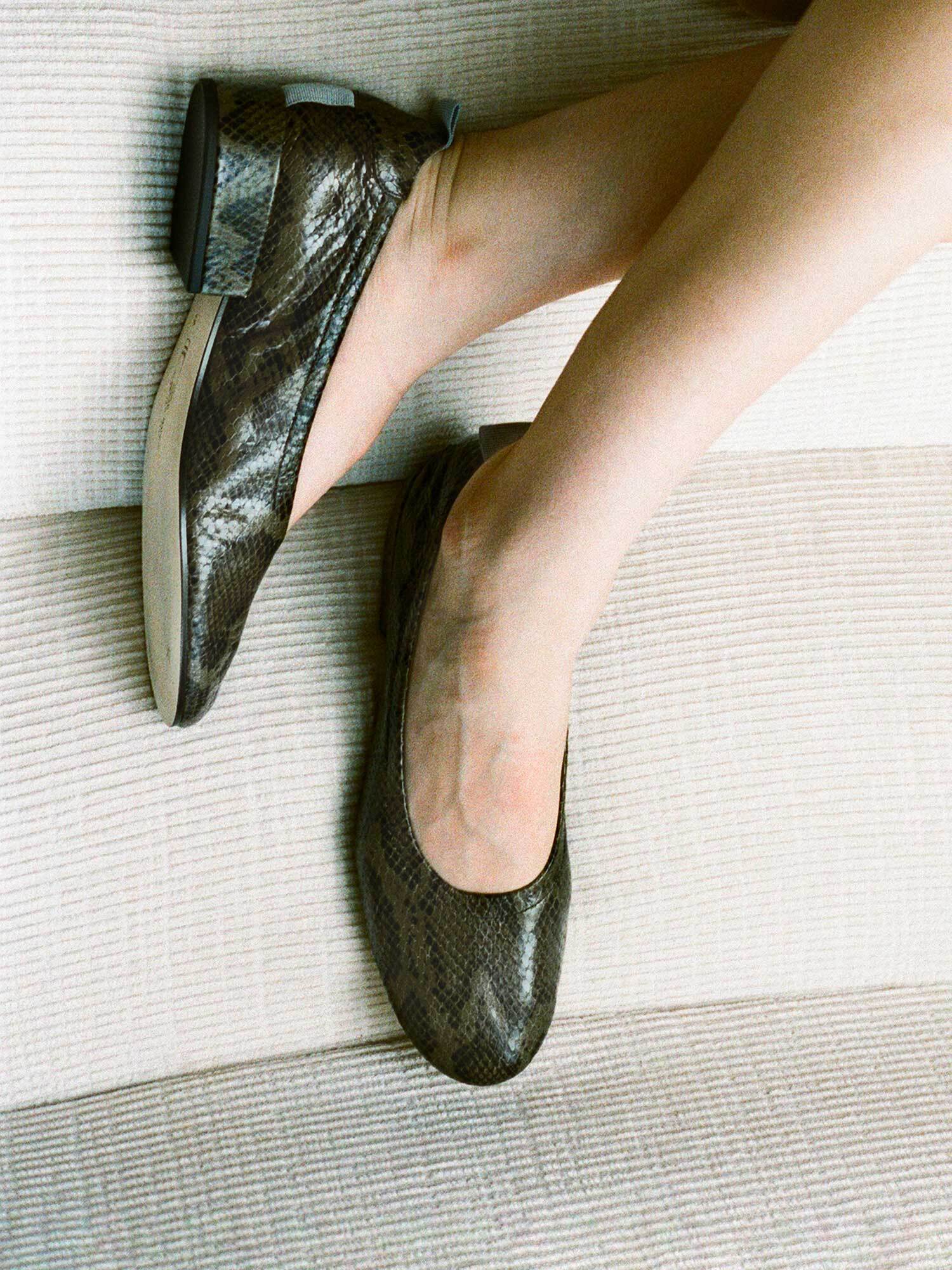 FLIP - Ballerines - Embossées Kaki