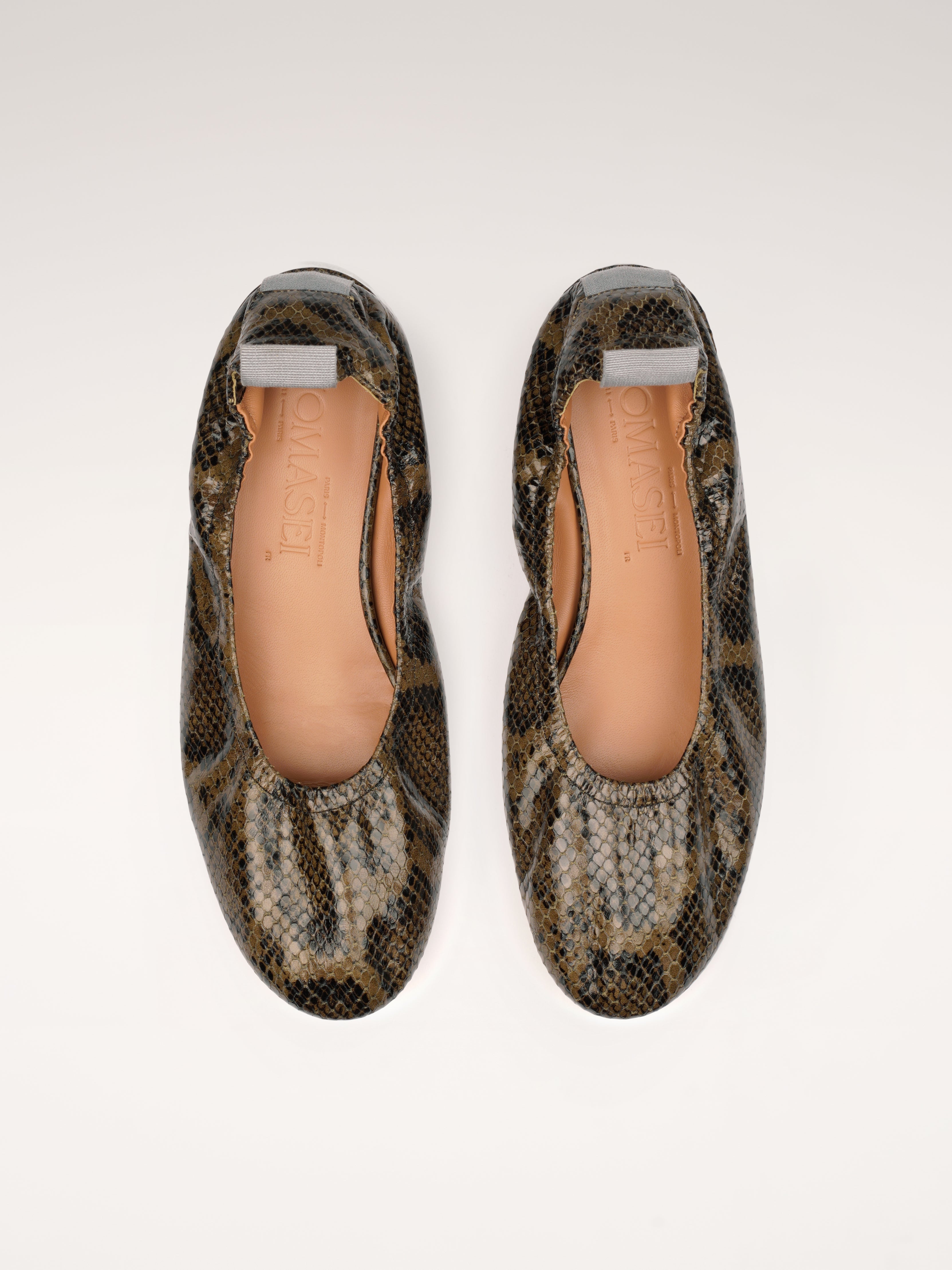 FLIP - Ballerines - Embossées Kaki