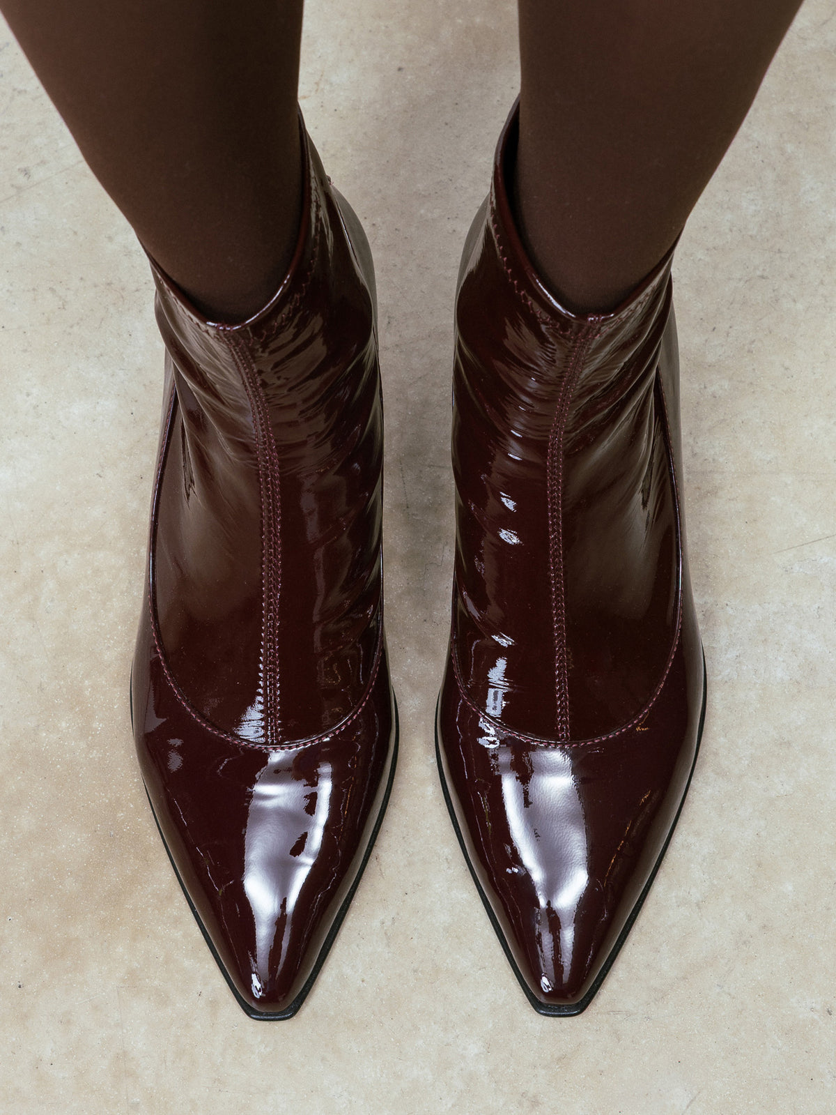 LOVESONG - Bottines - Verni Bordeaux