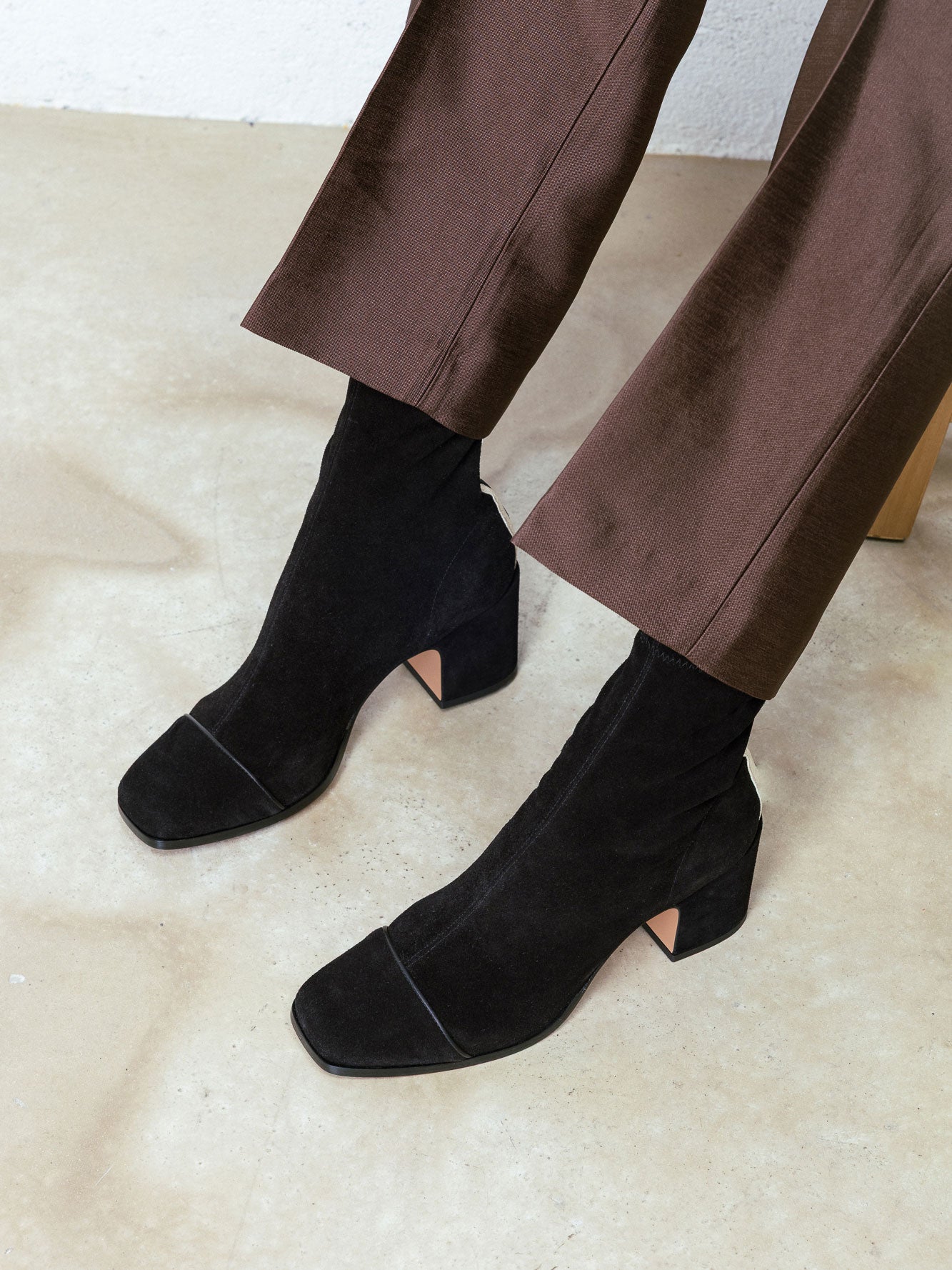 ARIA - Bottines - Suède Noir
