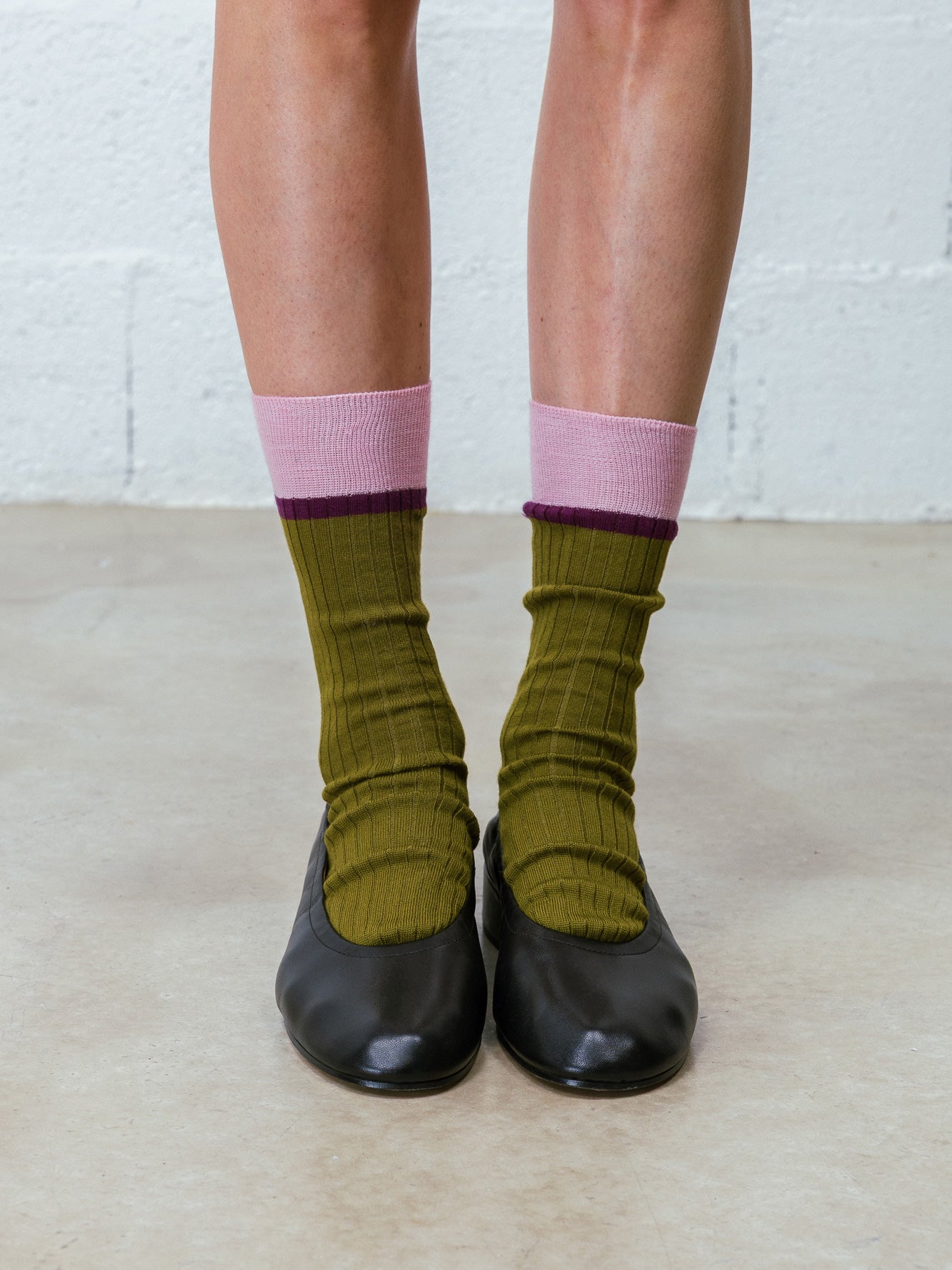 SIDNEY - Merino Wool Socks - Khaki