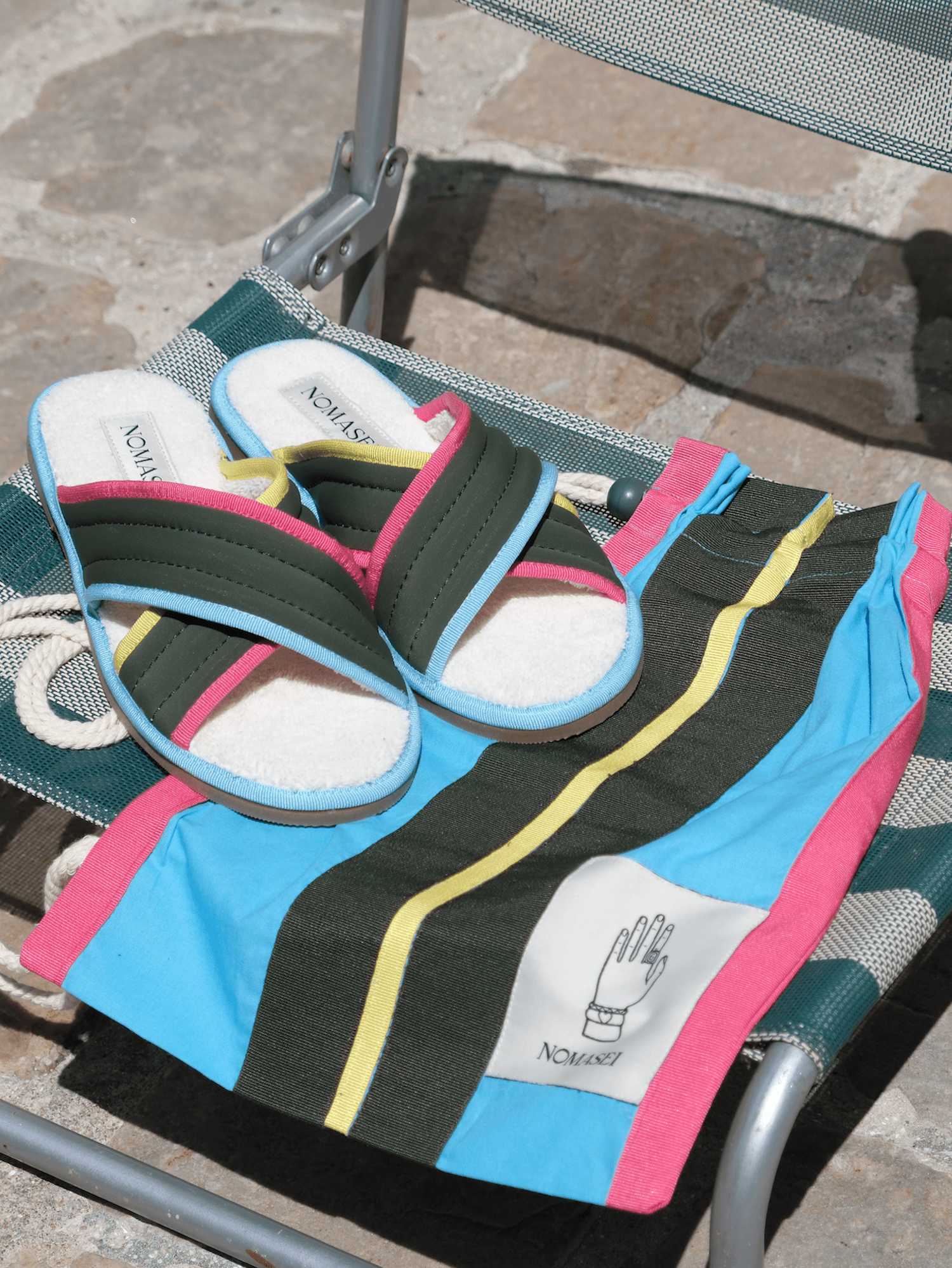 HOTEL DE LA PLAGE - Mules - Kaki Mules Nomasei