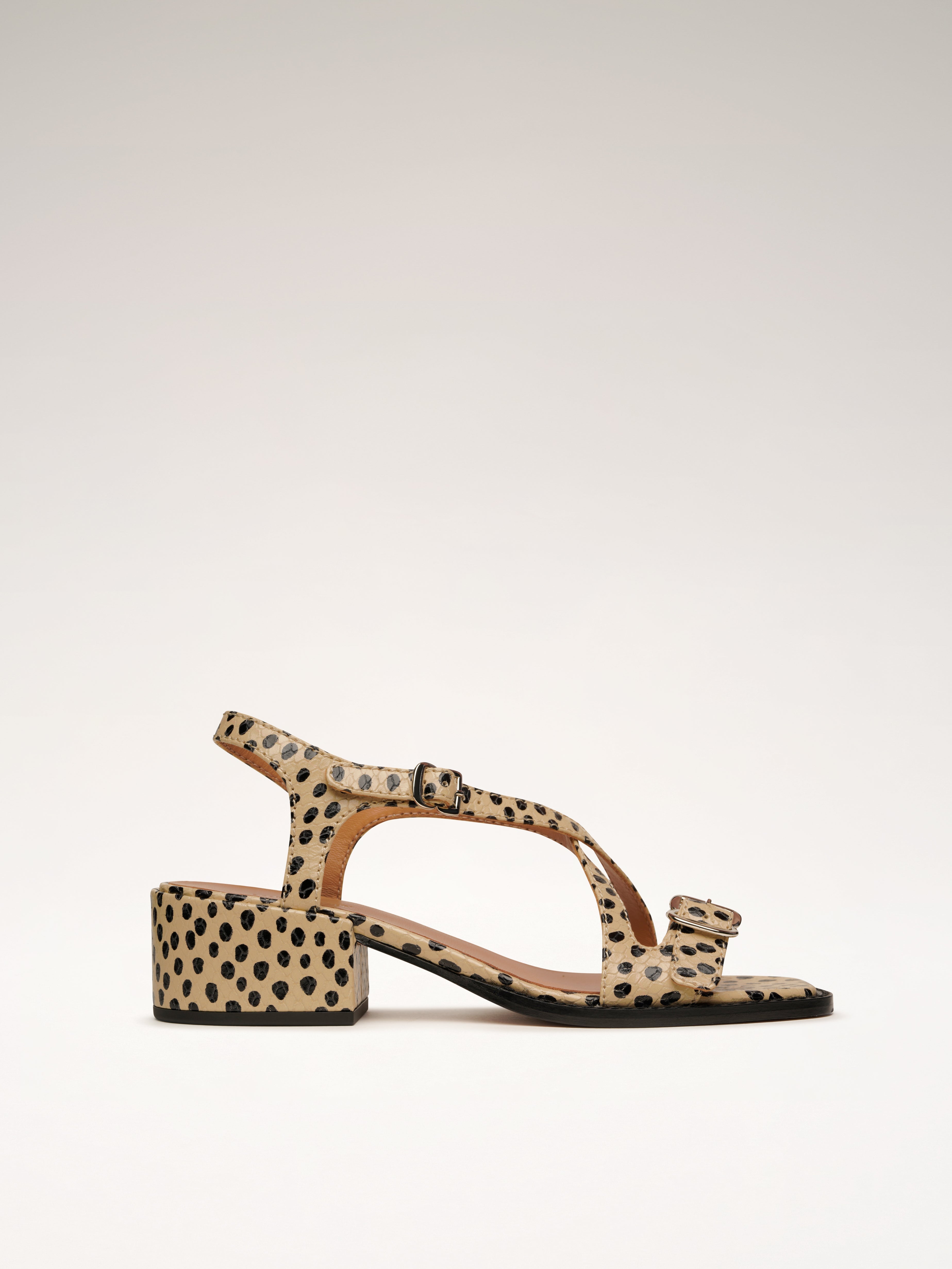 Laura Brown x Nomasei : ROMA - Sandales - Pois Beige Sandales Nomasei Pois Beige 36