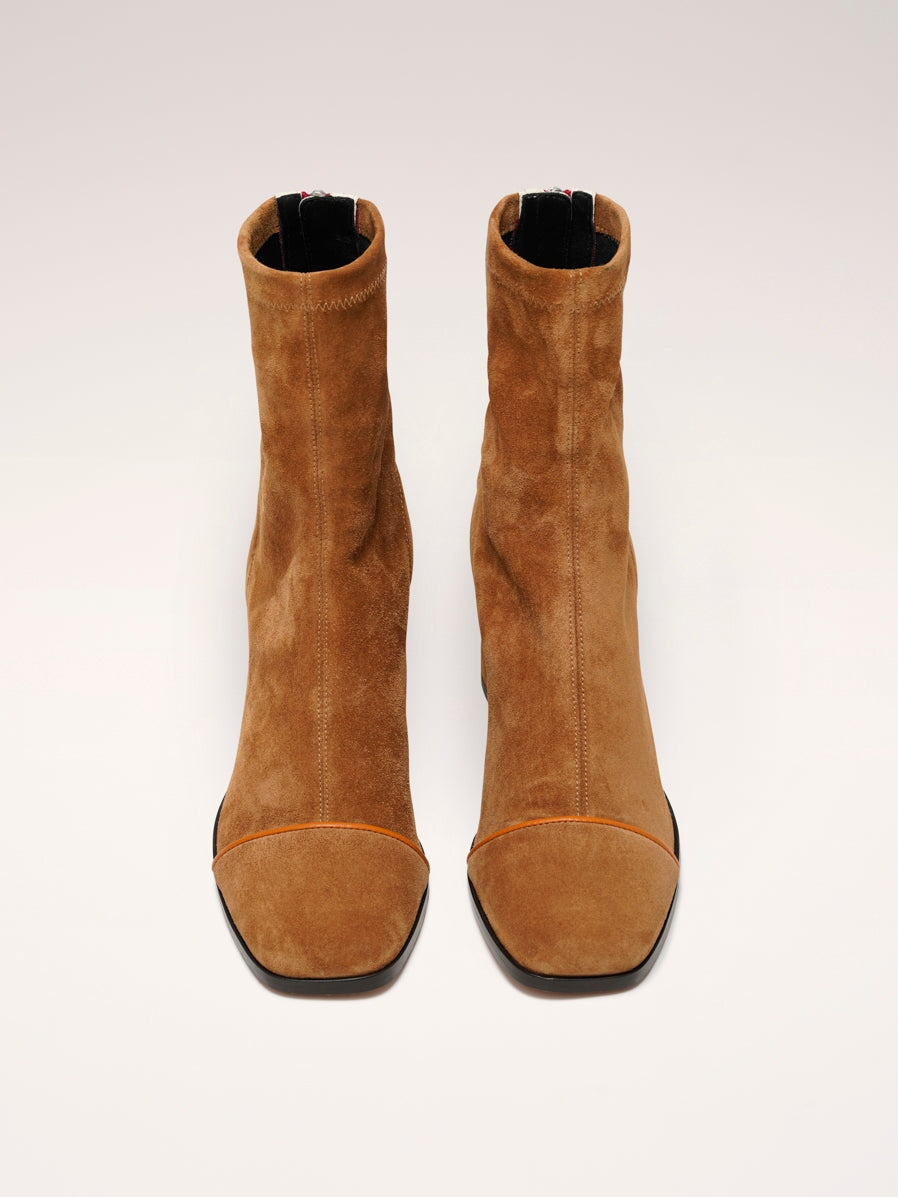 ARIA - Bottines - Suède Cognac Bottines Nomasei