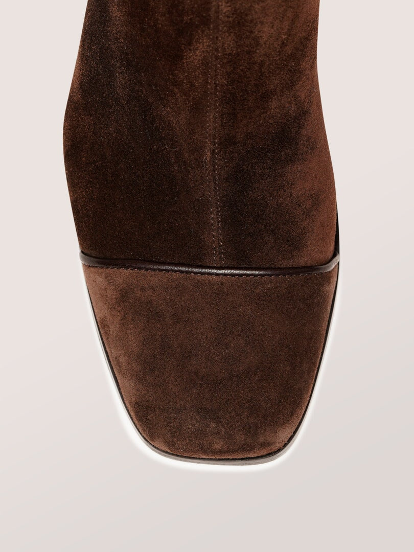 ARIA - Bottines - Suède Brun Bottines Nomasei