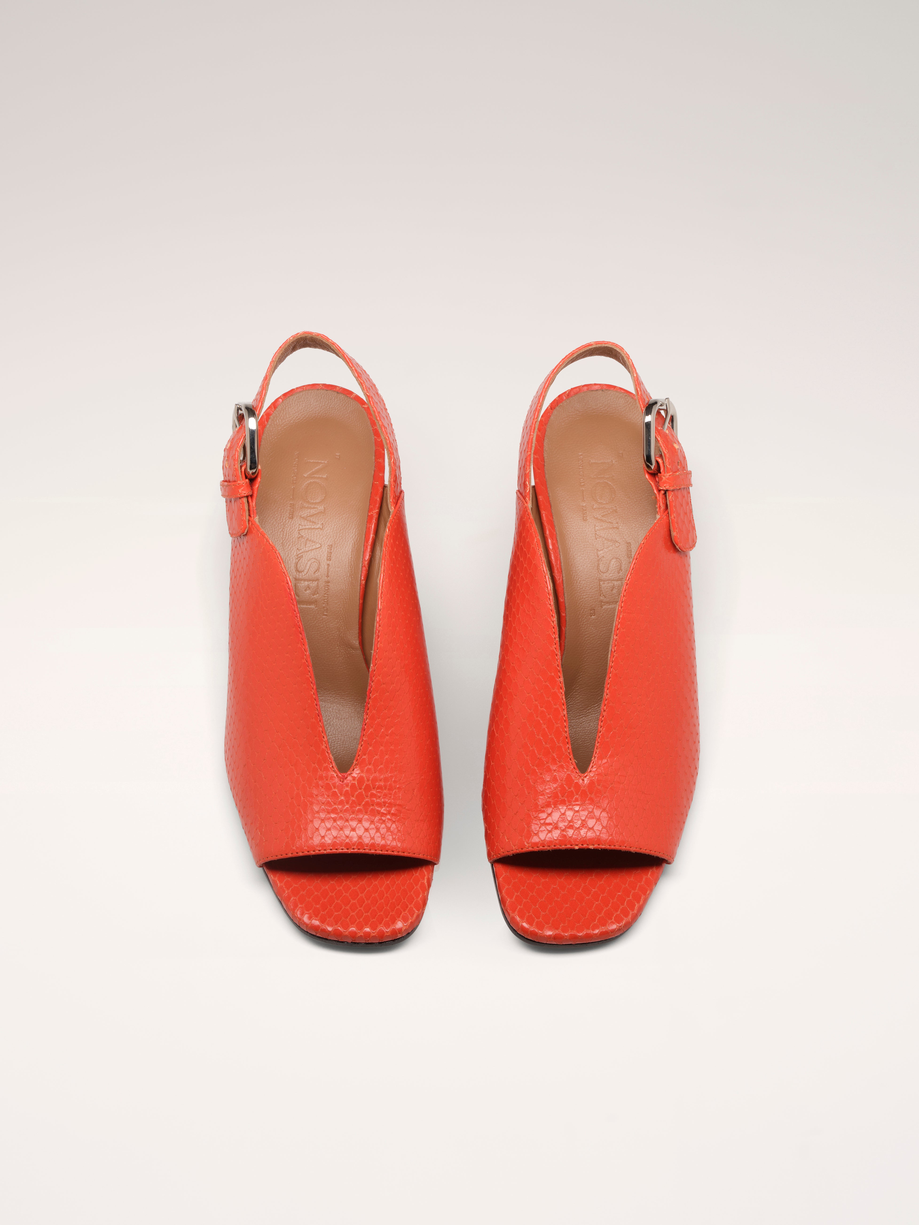 BAGHERA - Sandals - Embossed Orange