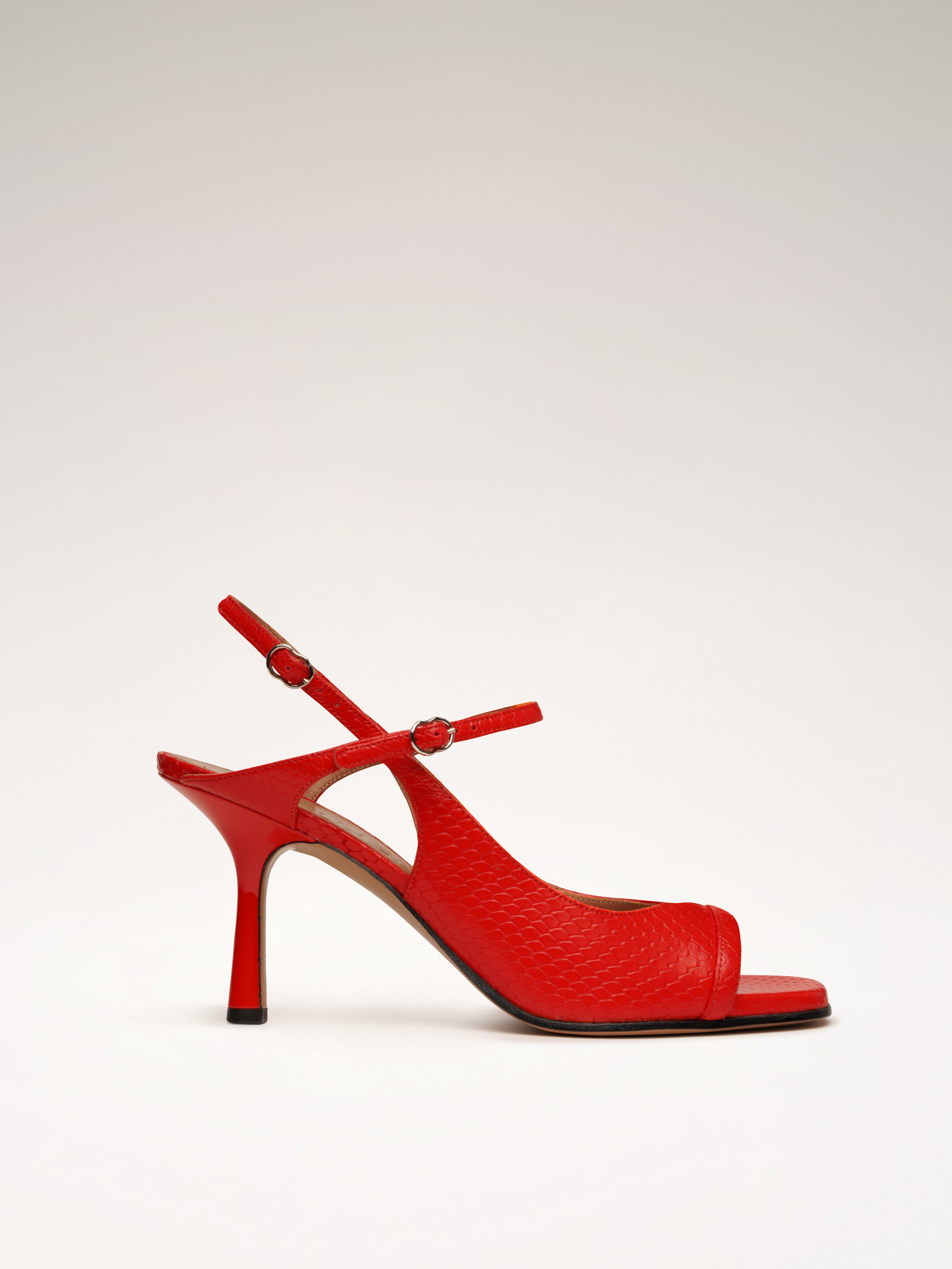 BEFORESUNRISE - Sandales - Embossées Orange-Rouge