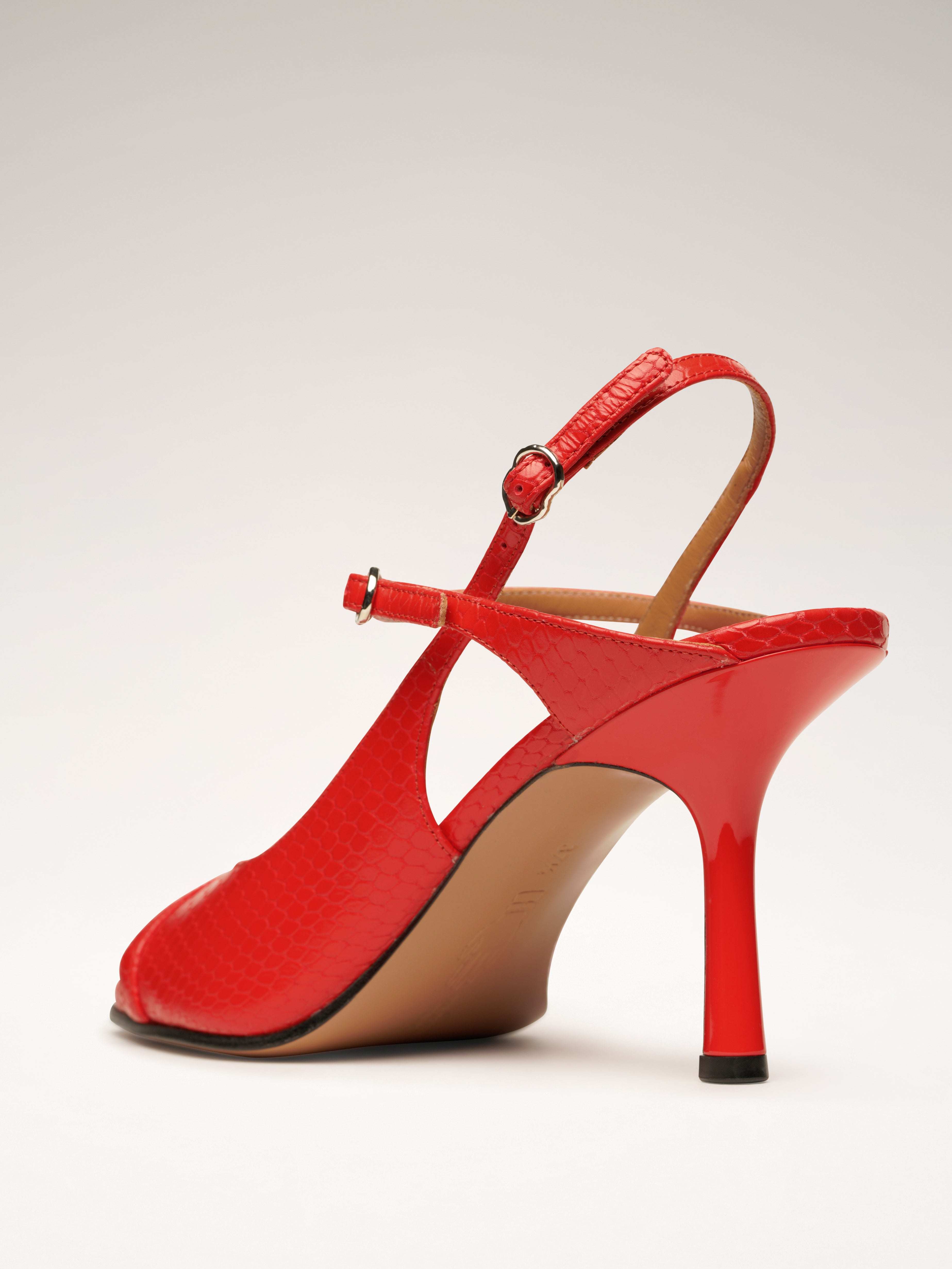 BEFORESUNRISE - Sandales - Embossées Orange-Rouge