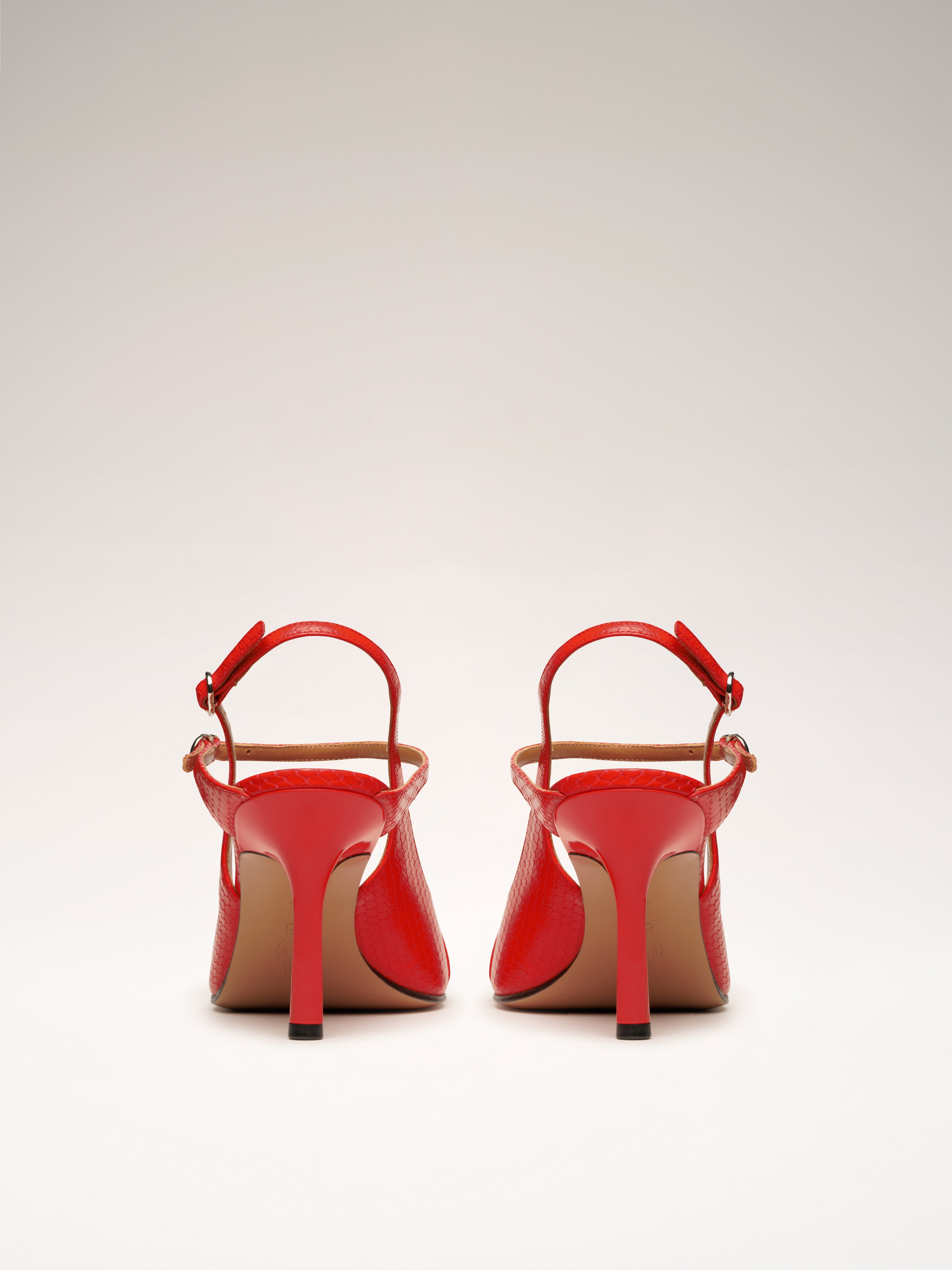 BEFORESUNRISE - Sandales - Embossées Orange-Rouge