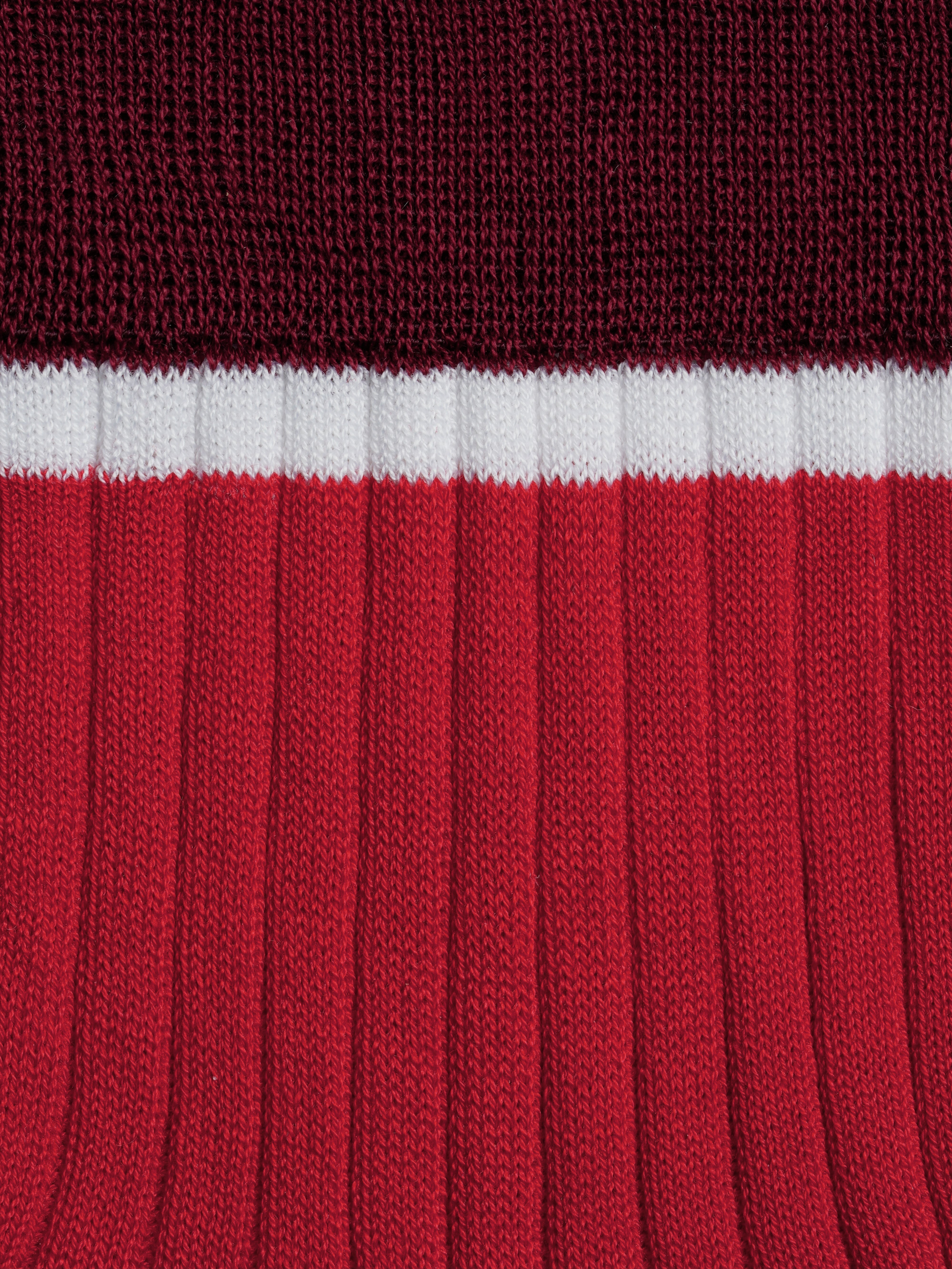 COMO - Chaussettes Fil d'Écosse - Rouge Chaussettes Nomasei