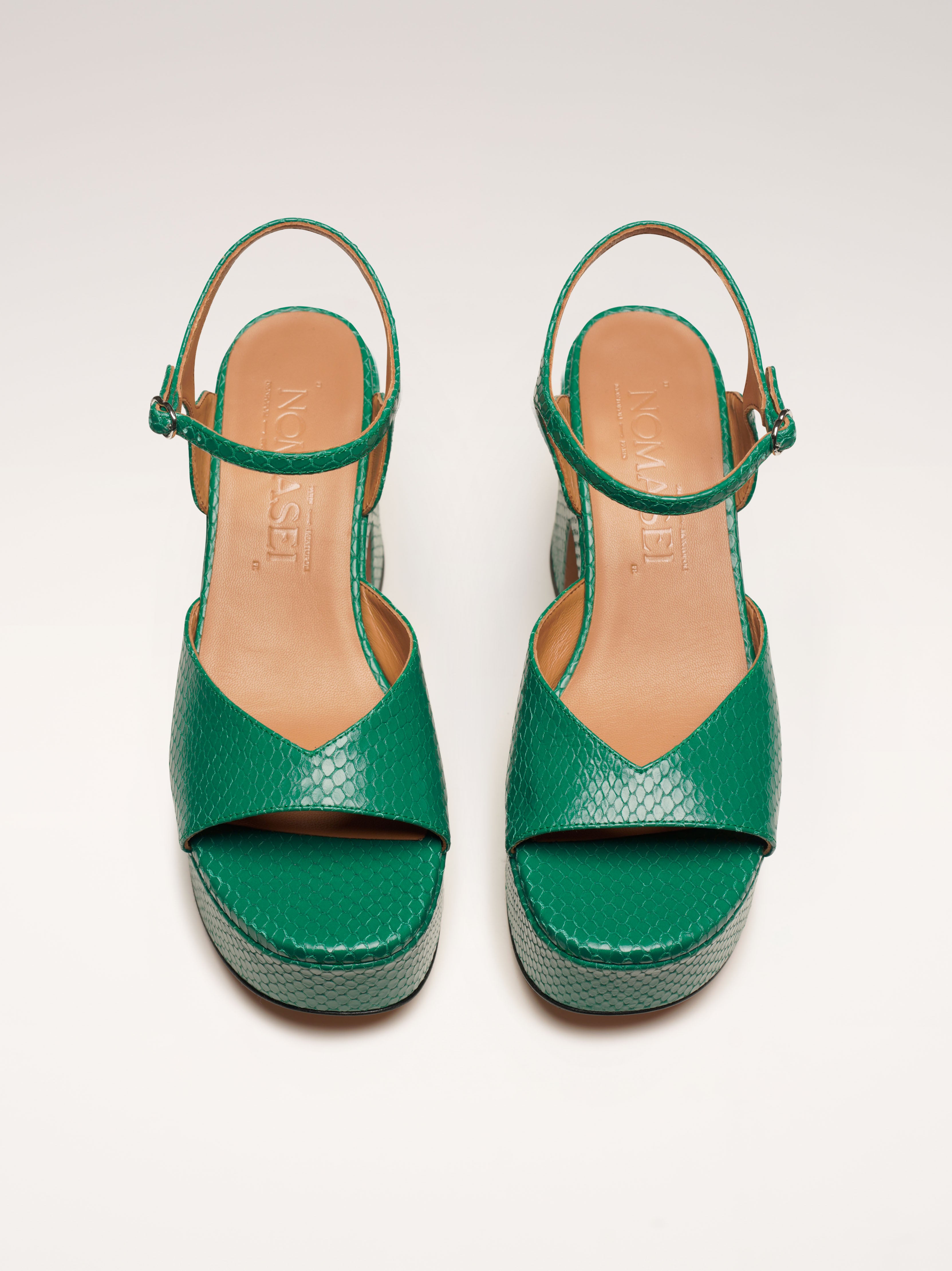 DRIVER - Sandales - Embossés Vert