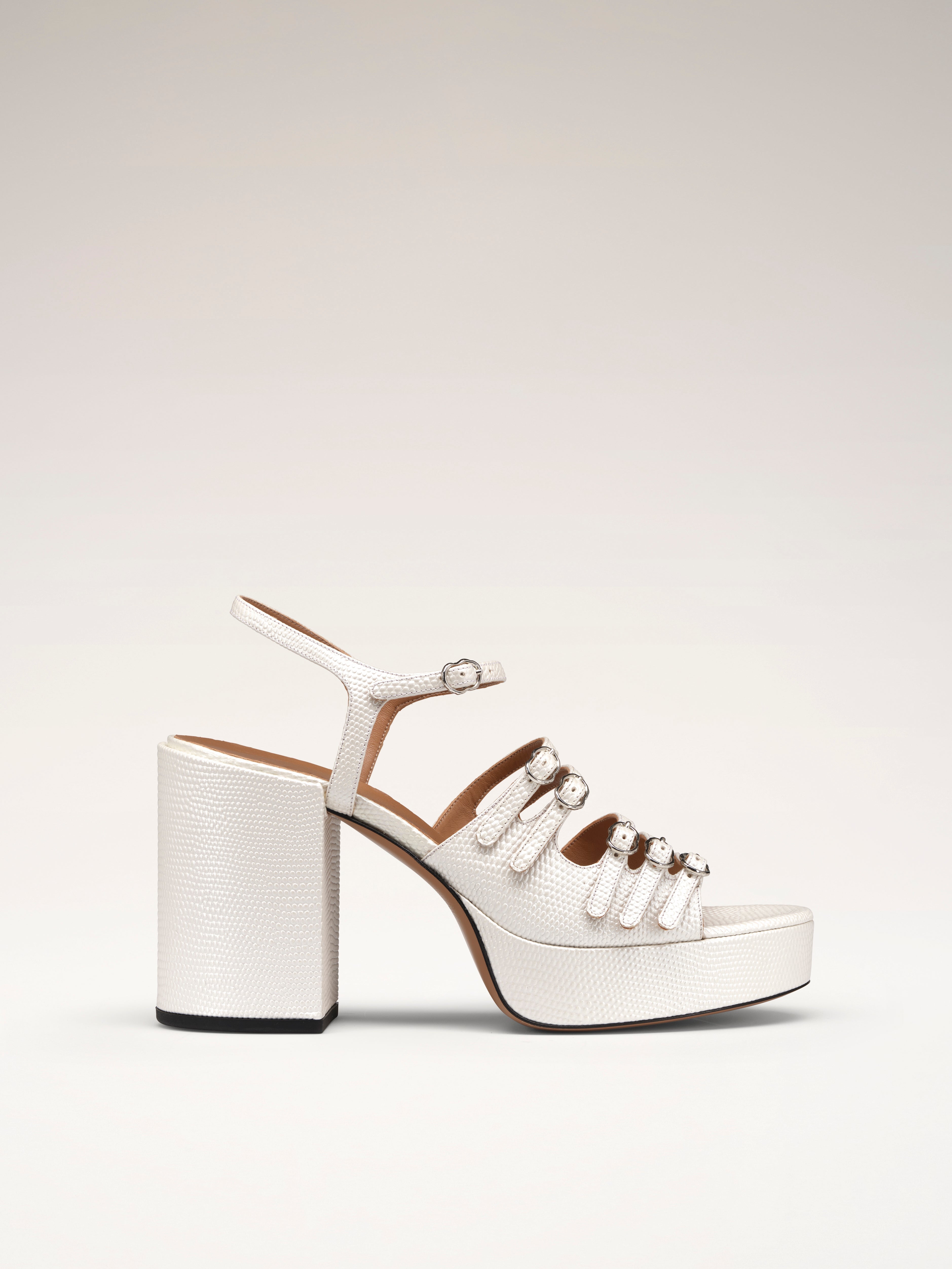 FRENCHKISS - Sandales - Embossés Blanc Sandales Nomasei Blanc 36