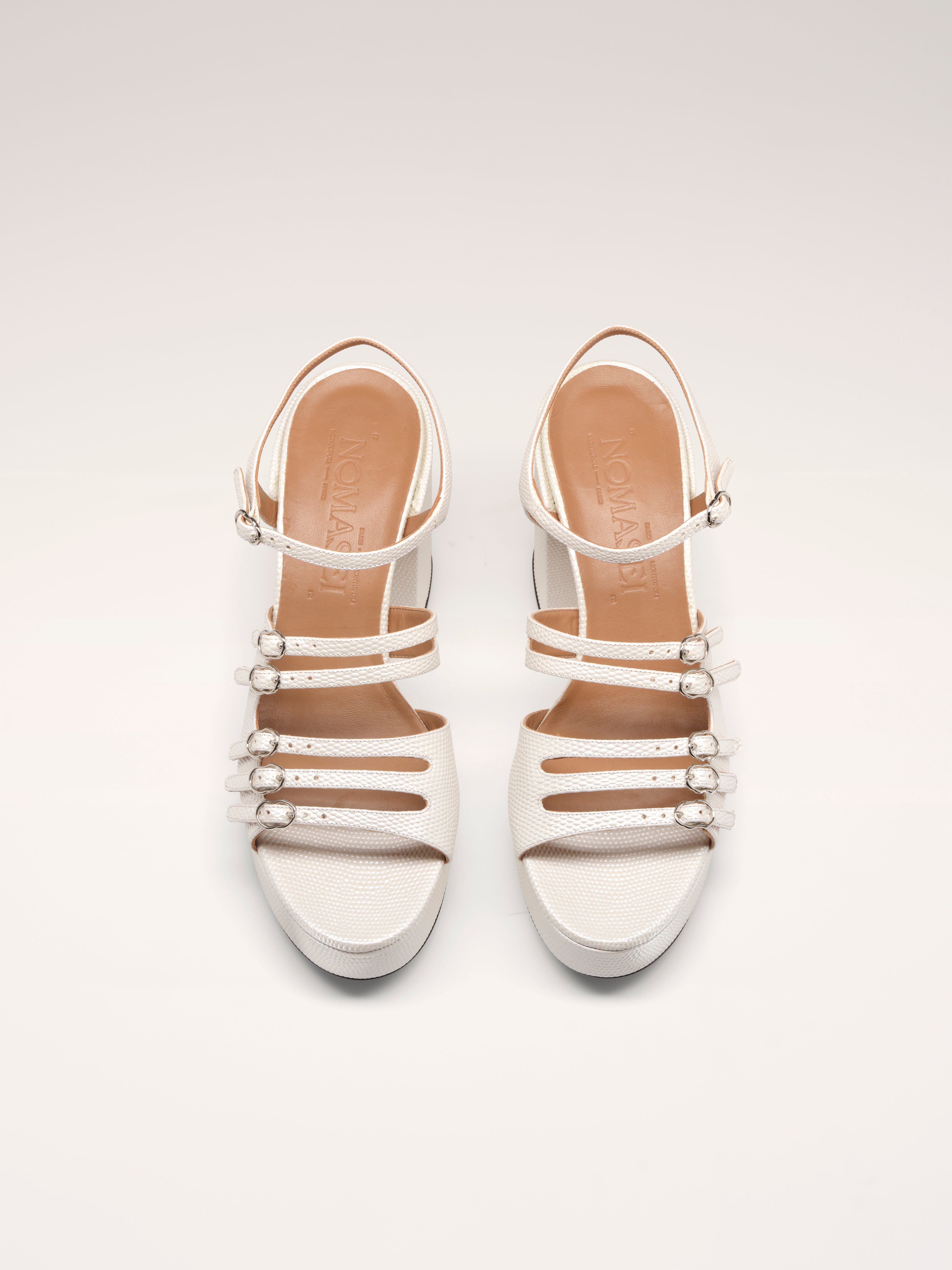 FRENCHKISS- Sandals - Embossed White