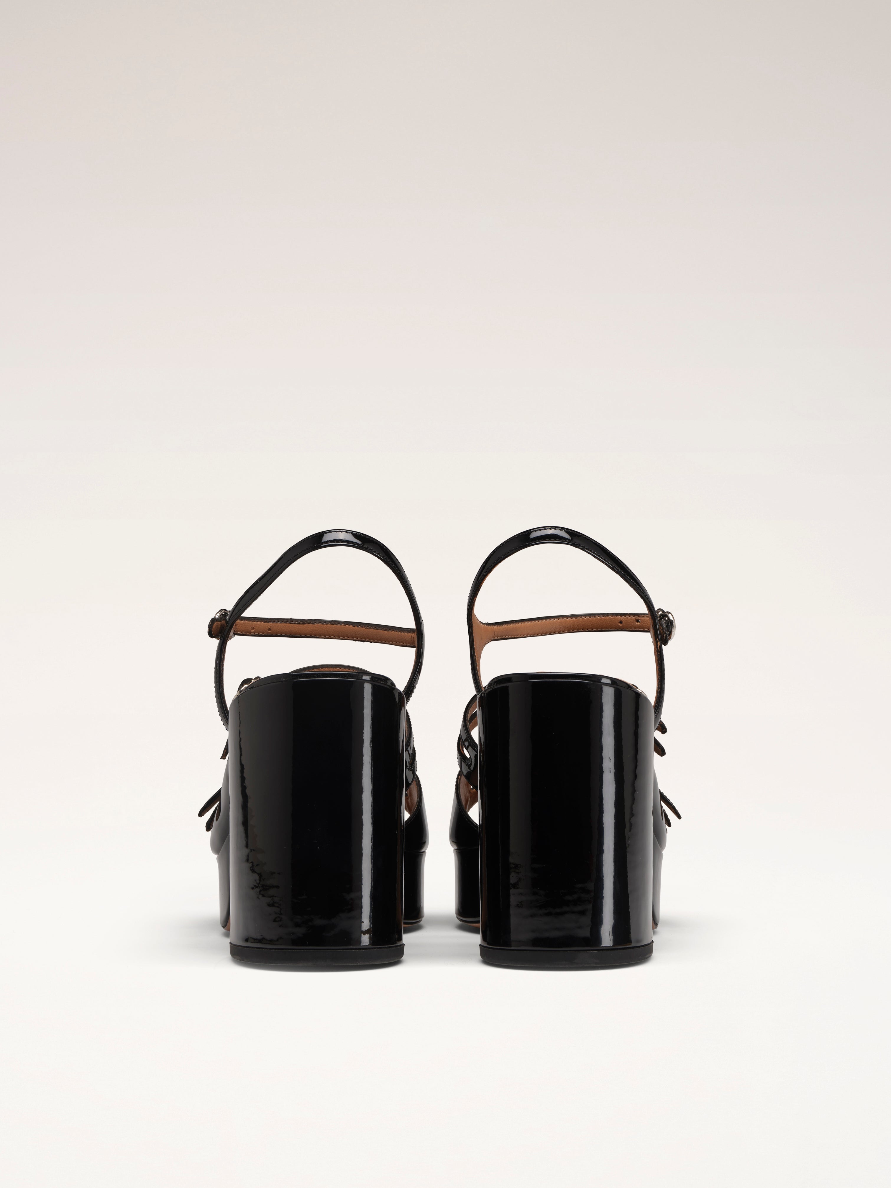 FRENCHKISS - Sandales - Verni Noir Sandales Nomasei