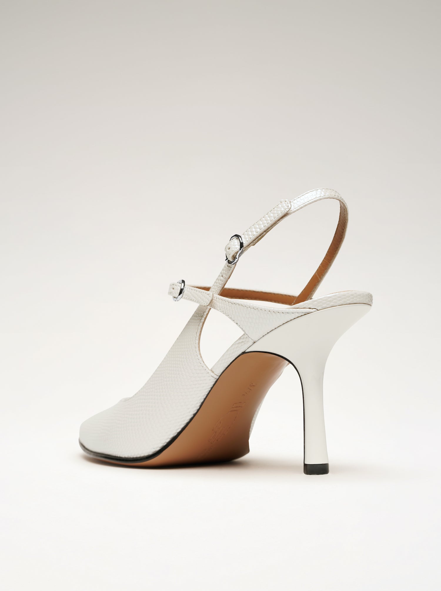 GATTACA - Pumps - Embossed White