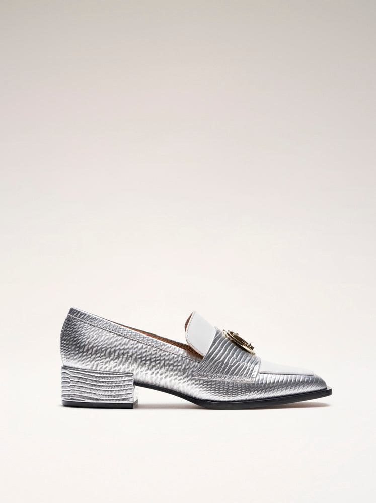 NONO - Loafers - Bicolor Silver