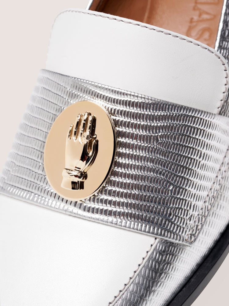 NONO - Loafers - Bicolor Silver