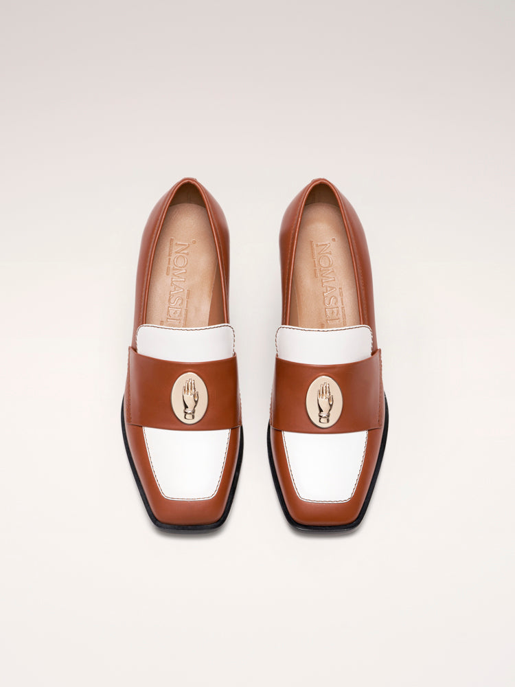 NONO - Loafers - Bicolore Cognac
