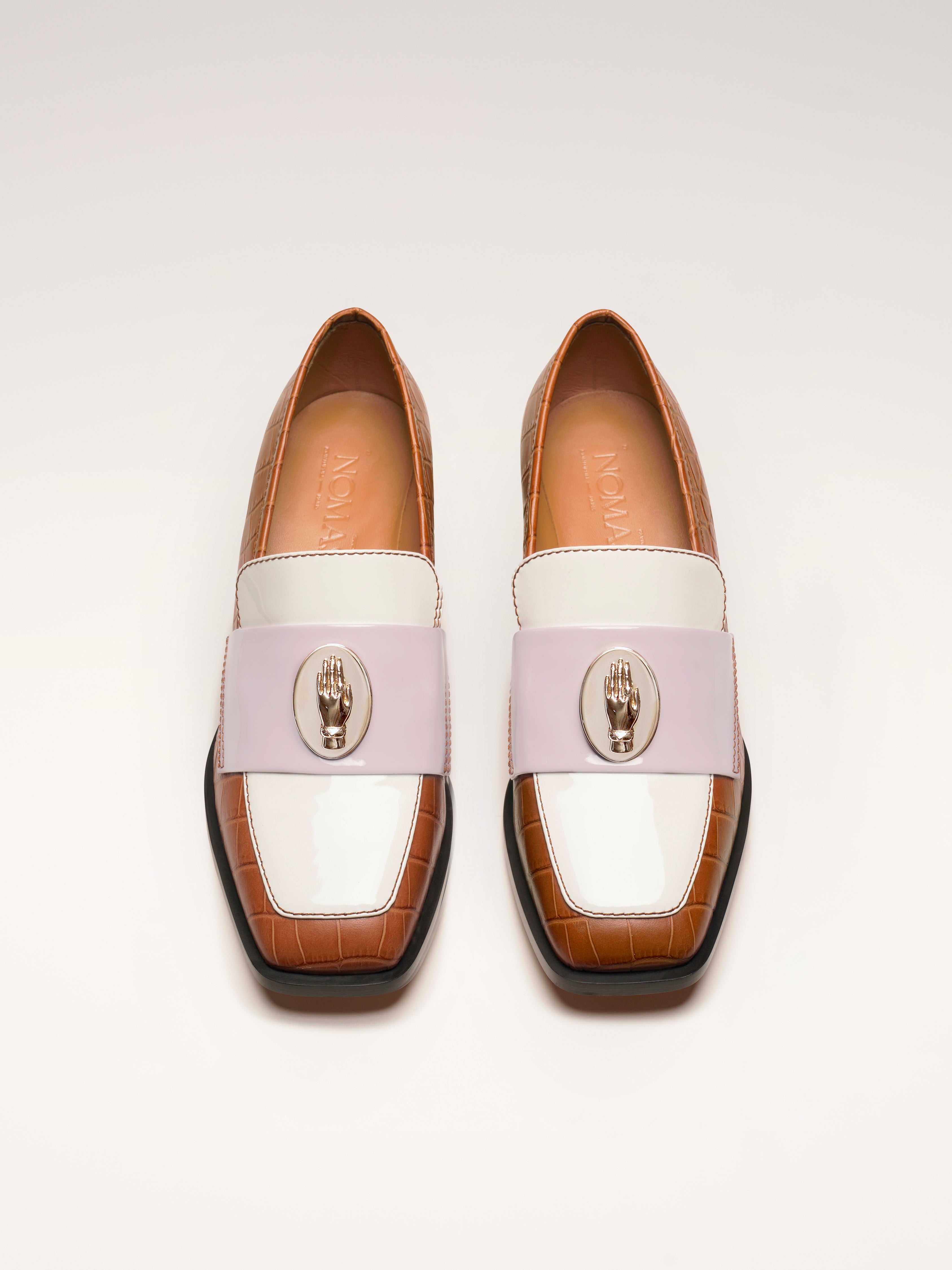 NONO - Loafers - Tricolor Cognac - Marshmallow