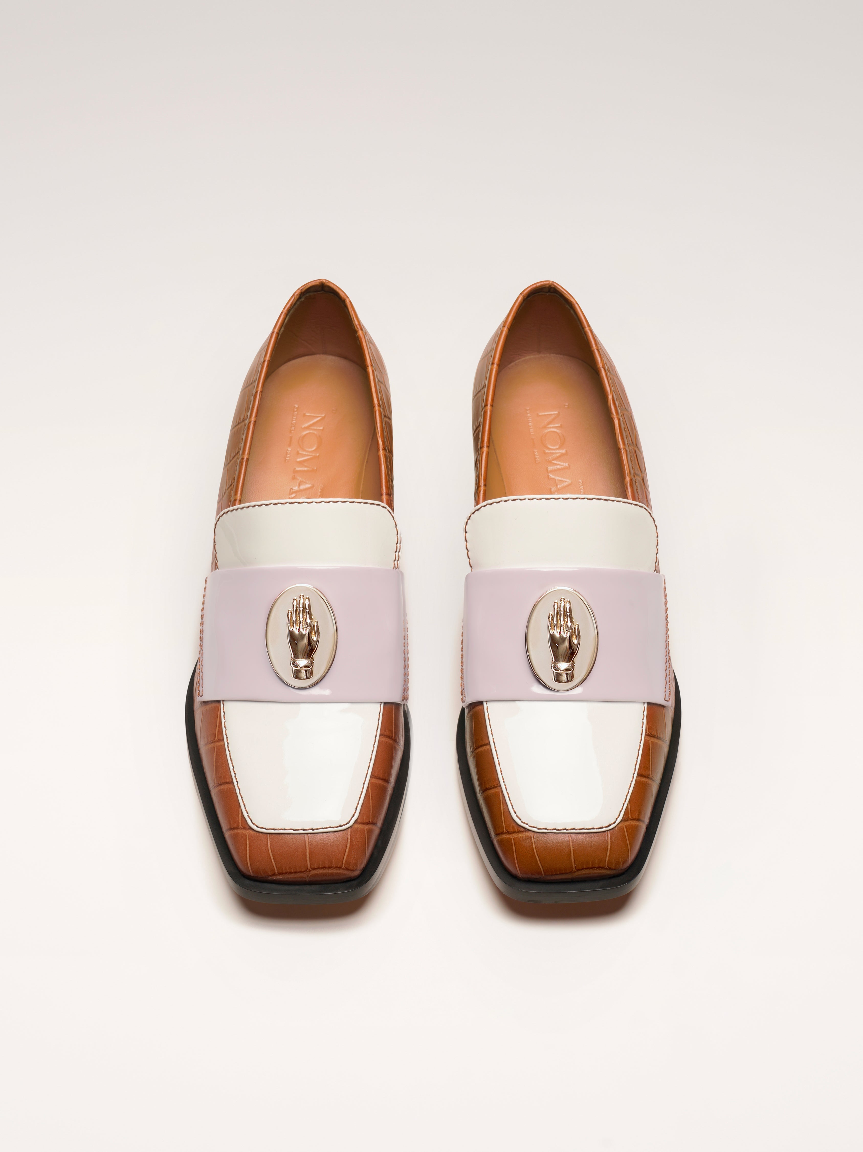 NONO - Mocassins - Tricolore Cognac - Guimauve Mocassins Nomasei