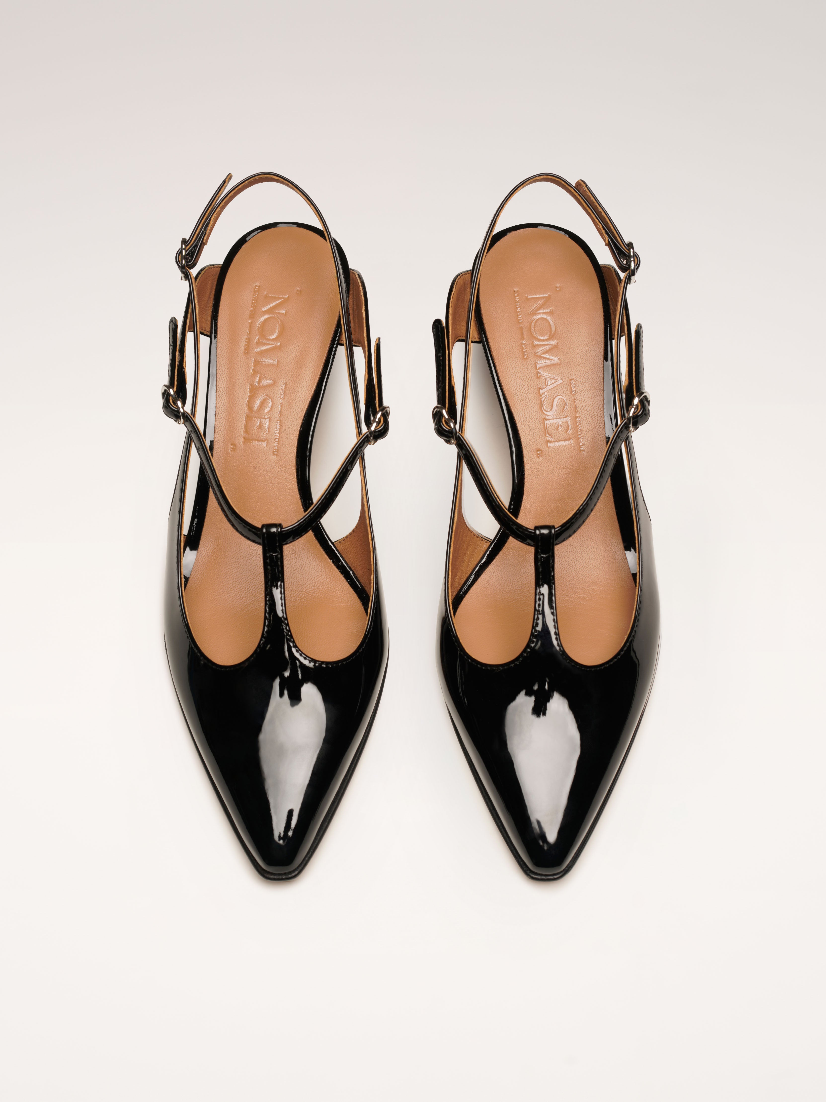 SILENCIO - Escarpins - Verni Noir