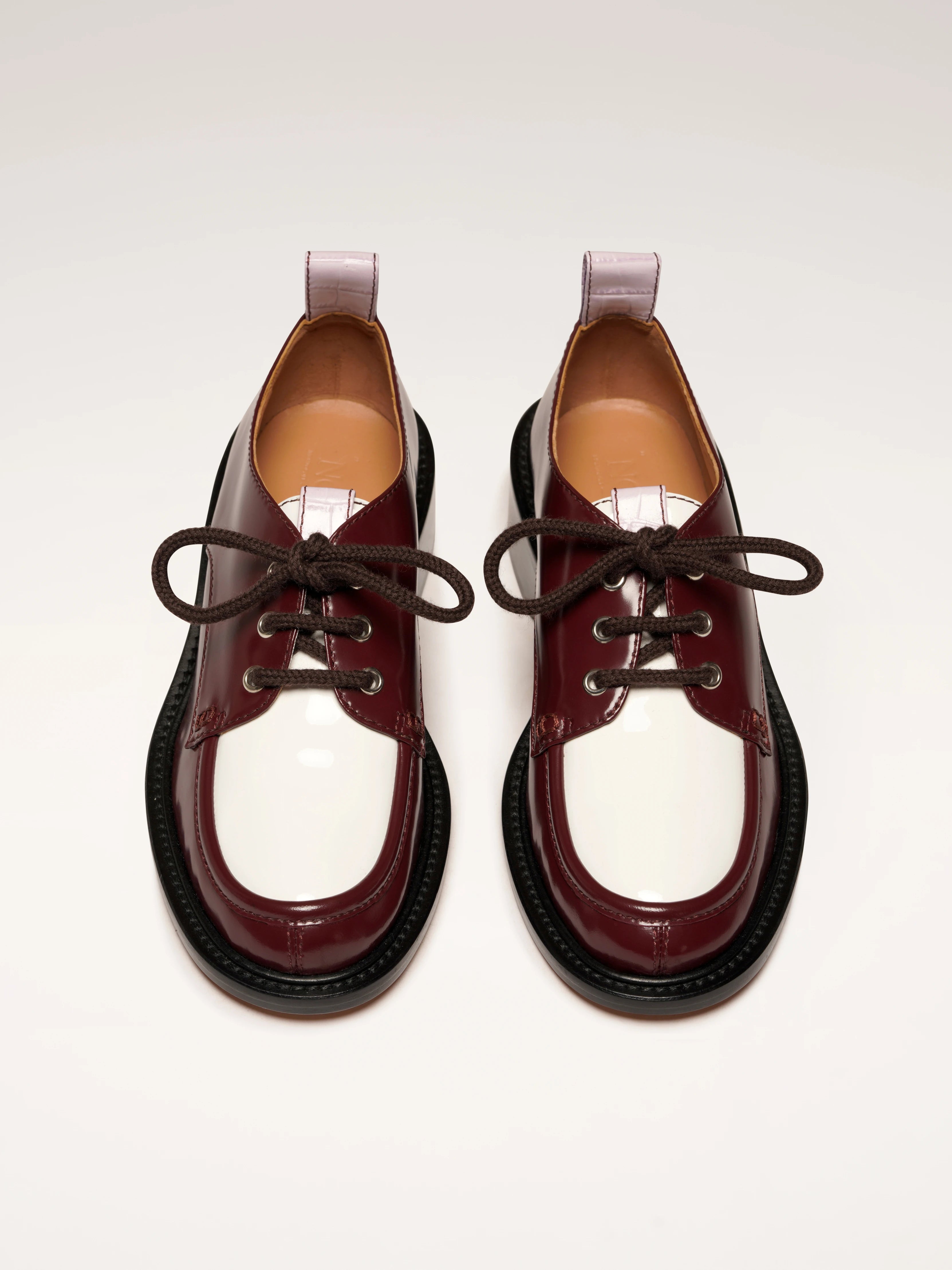 SONICS - Derby - Bicolor Burgundy
