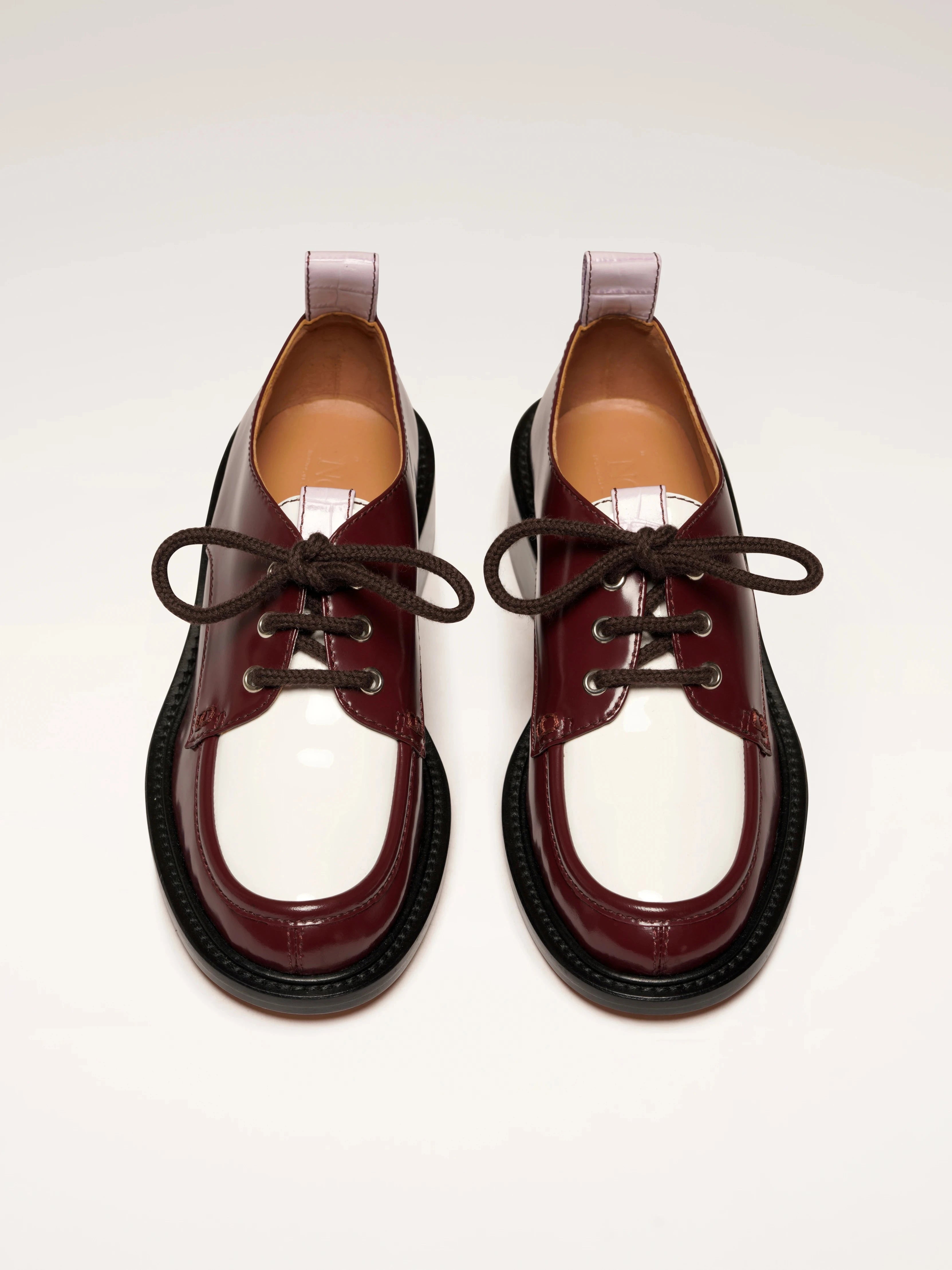 SONICS - Derby - Bicolore Bordeaux Mocassins Nomasei