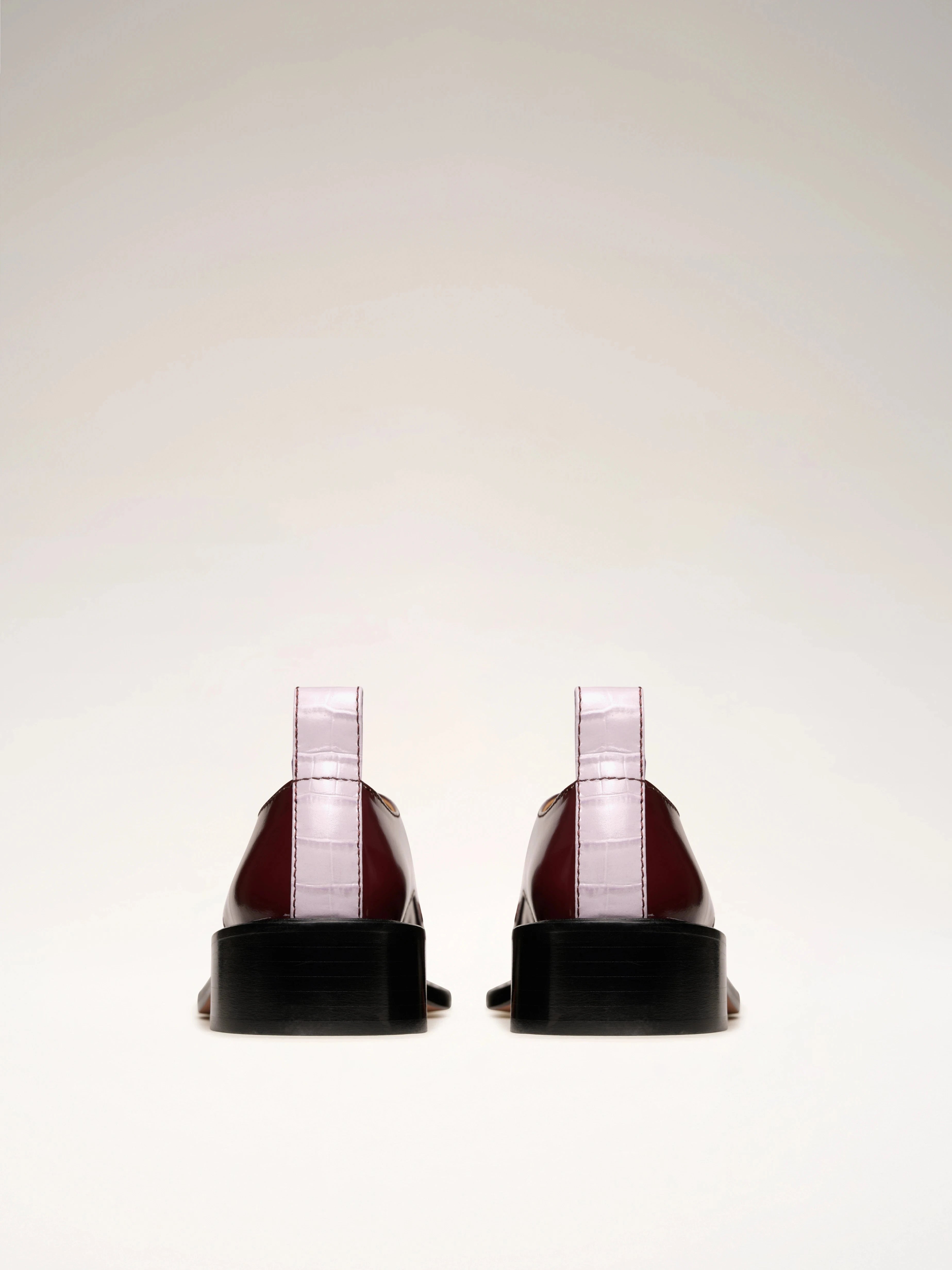 SONICS - Derby - Bicolore Bordeaux Mocassins Nomasei