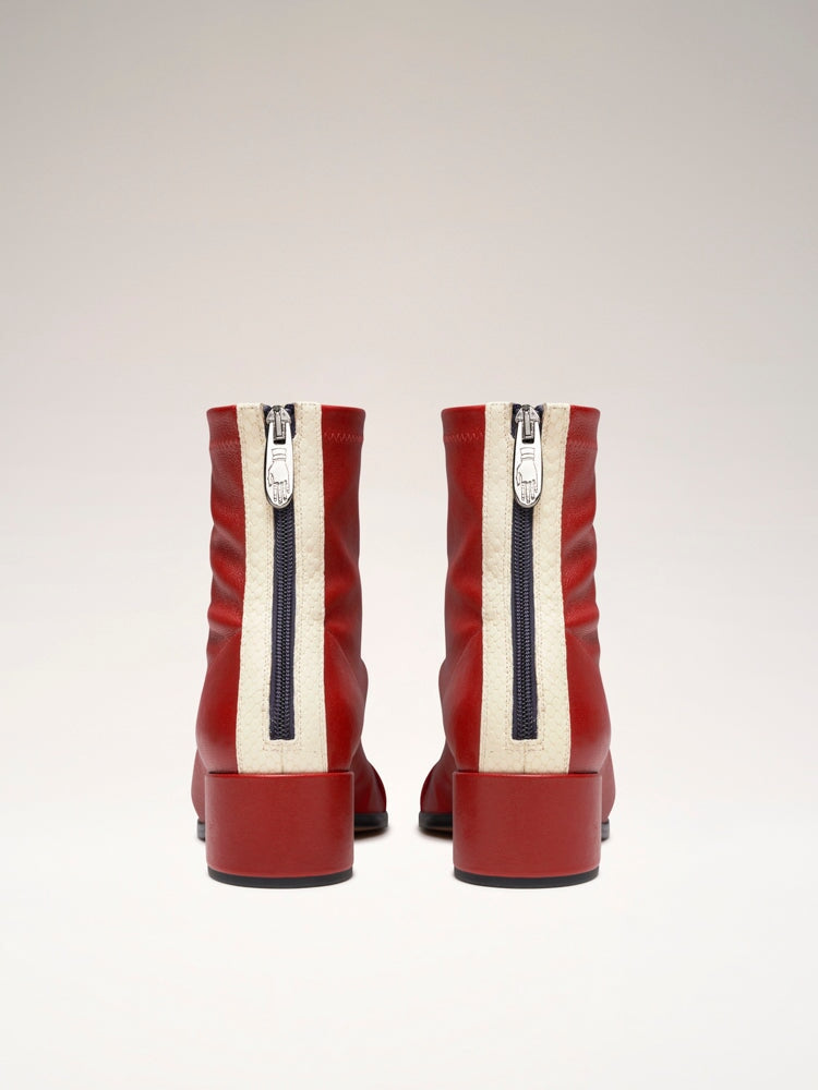 STRADA - Bottines - Rouge Bottines Nomasei