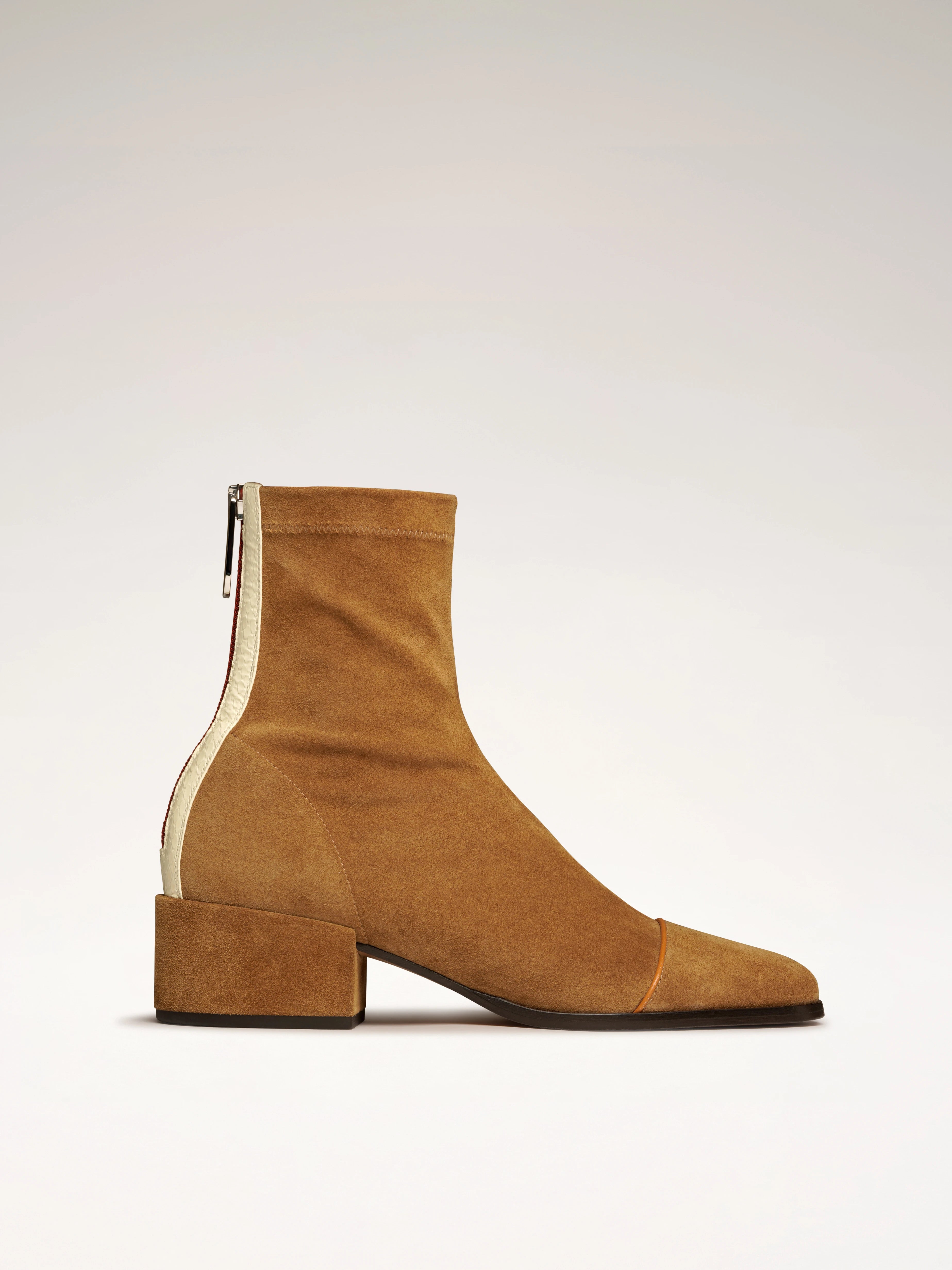STRADA - Bottines - Suède Cognac