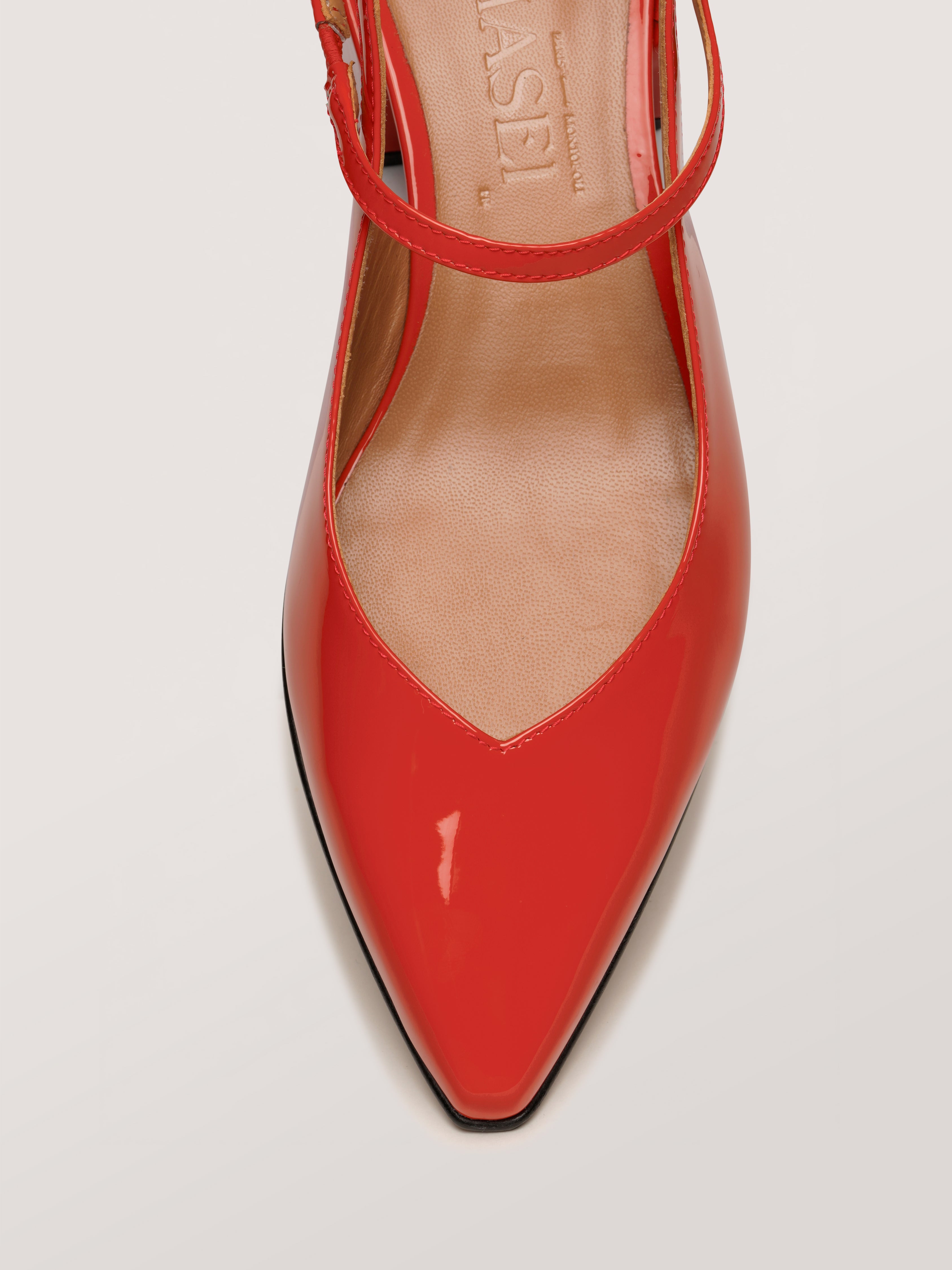 THEHOURS - Escarpins - Verni Rouge