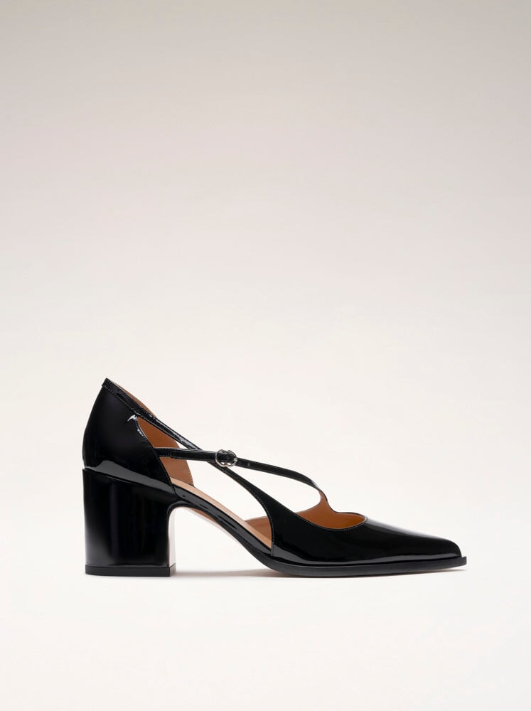 THEOFFICE - Escarpins - Verni Noir Escarpins Nomasei Noir 36