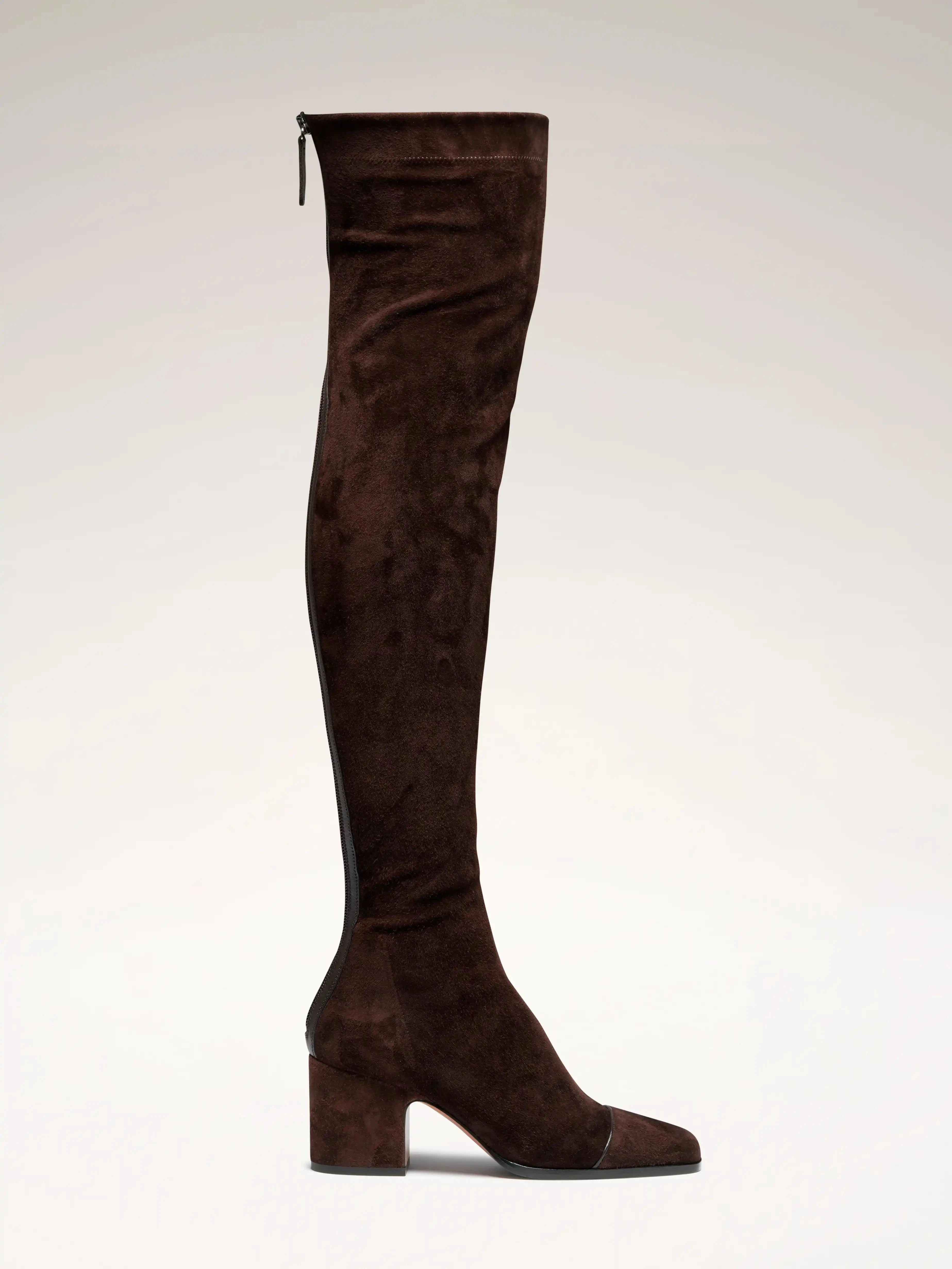 WHISPER - Cuissardes - Camoscio Brun Bottes Nomasei Marron 36