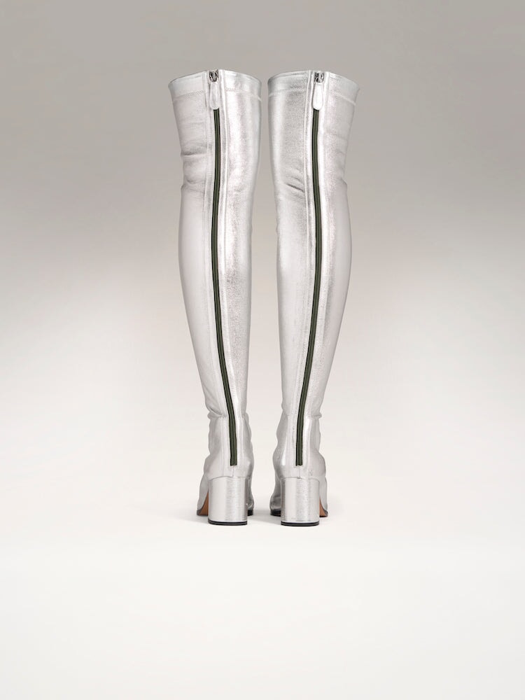 WHISPER - Cuissardes - Argent Bottes Nomasei