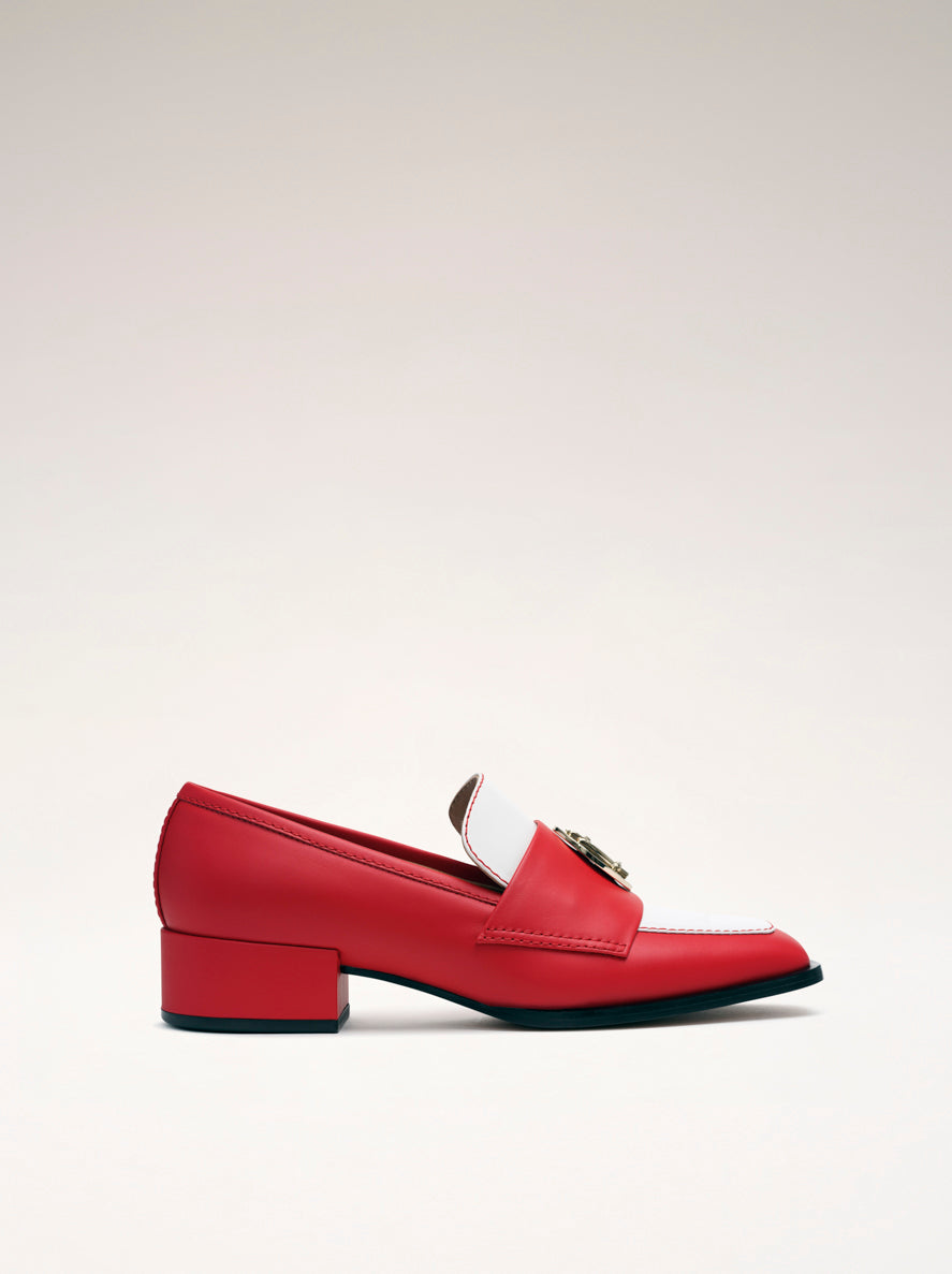 (NOMASEI)ᴿᴱᴰ : NONO - Loafers - Red