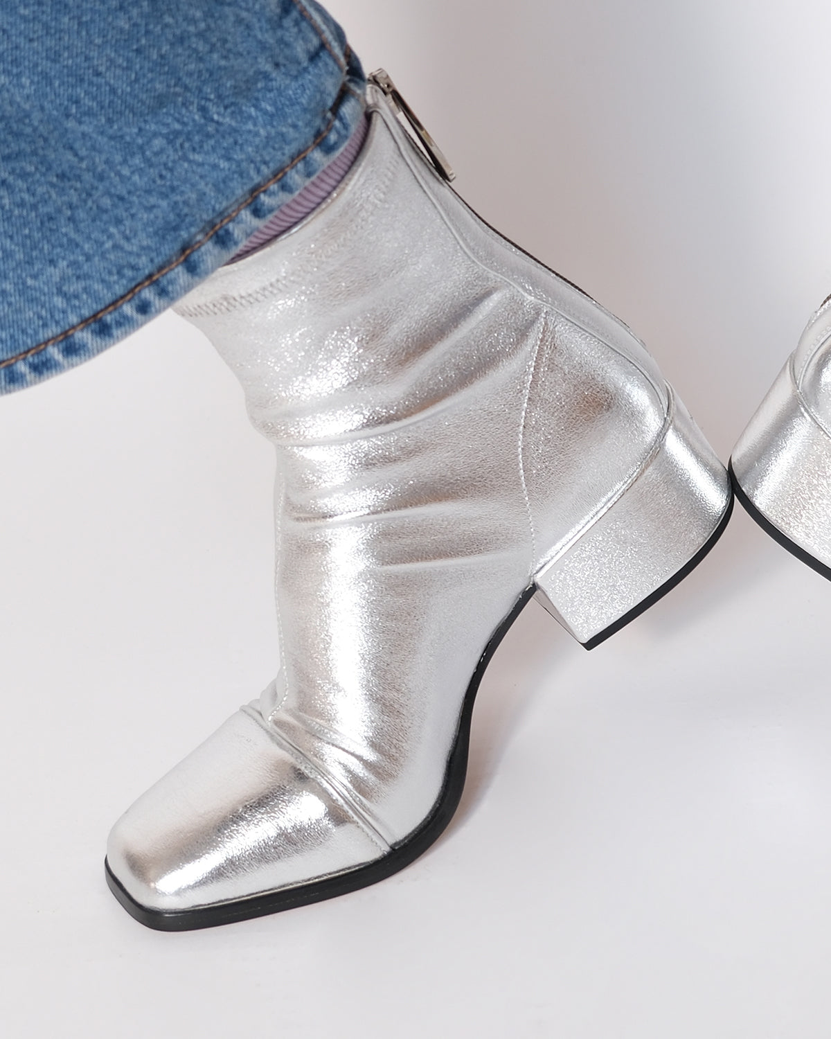 STRADA - Bottines - Argent