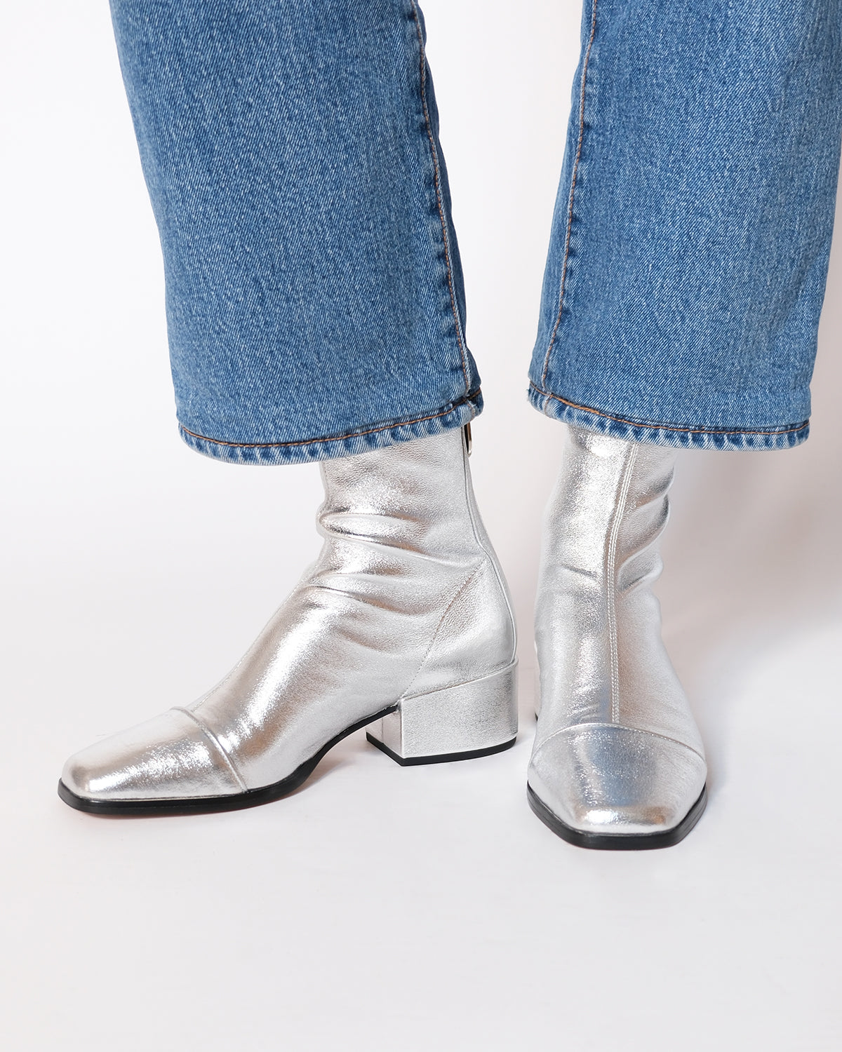 STRADA - Bottines - Argent