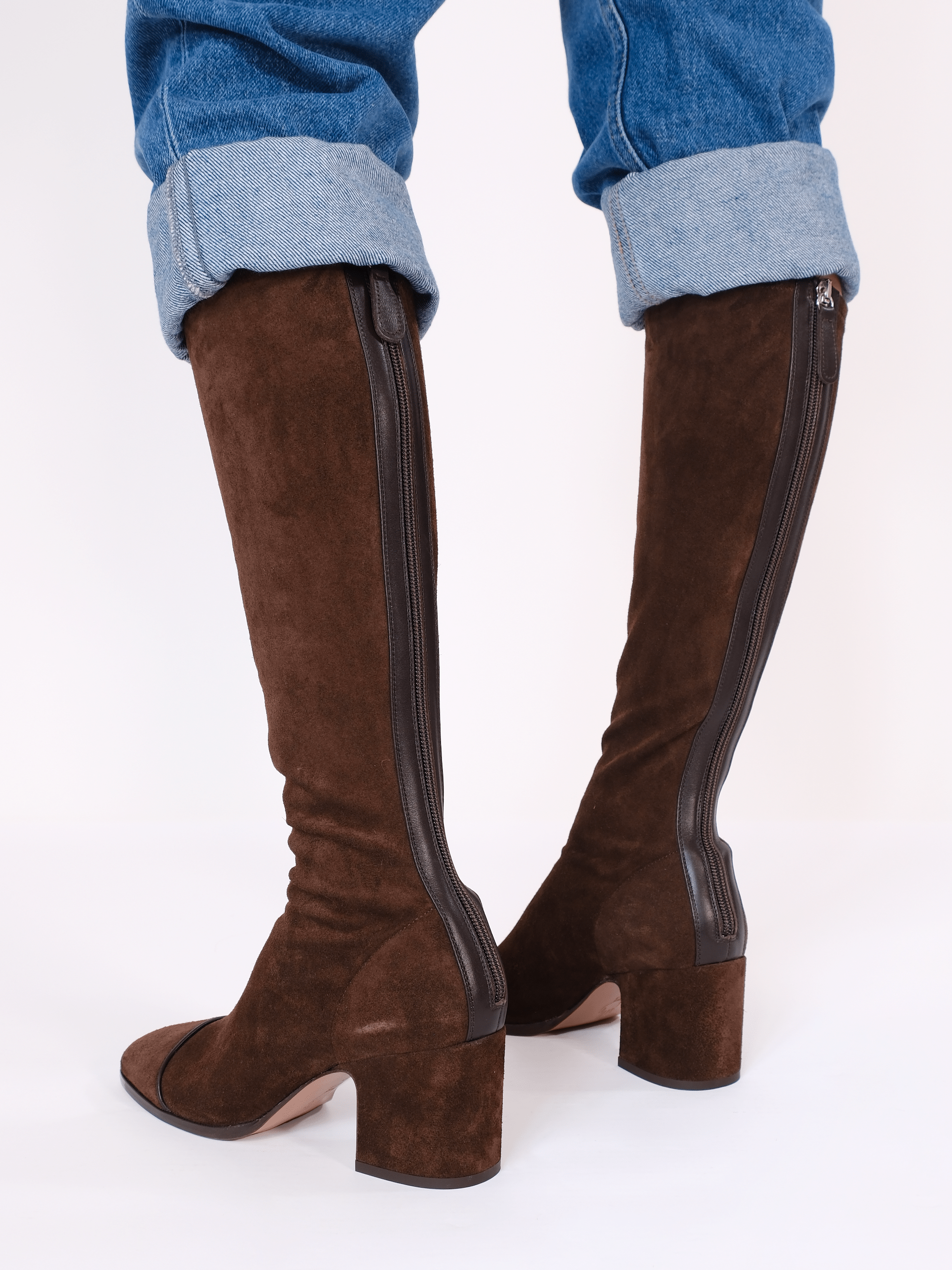 TWIST - Bottes - Suède Brun Bottes Nomasei