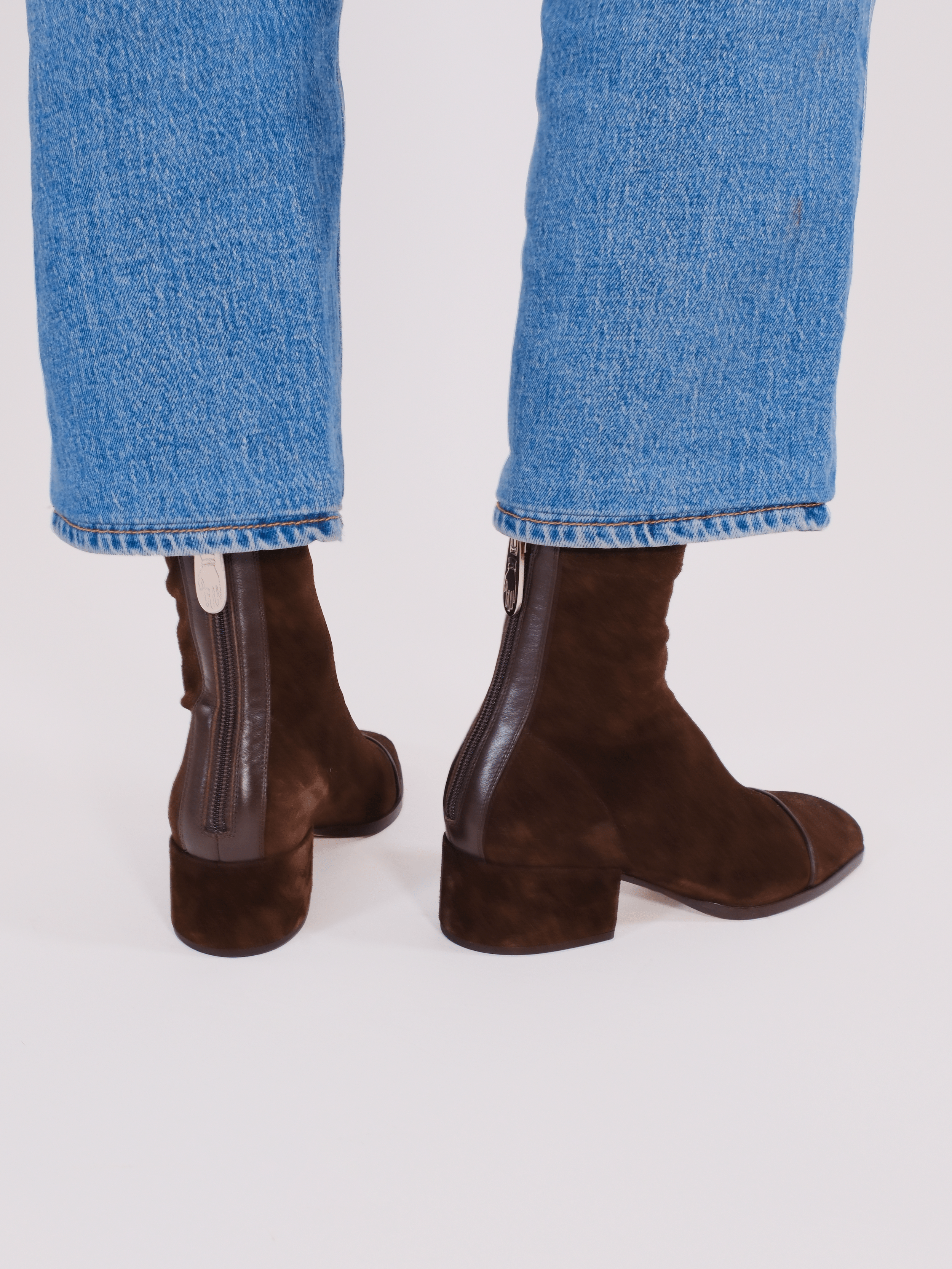 STRADA - Bottines - Suède Brun Bottines Nomasei