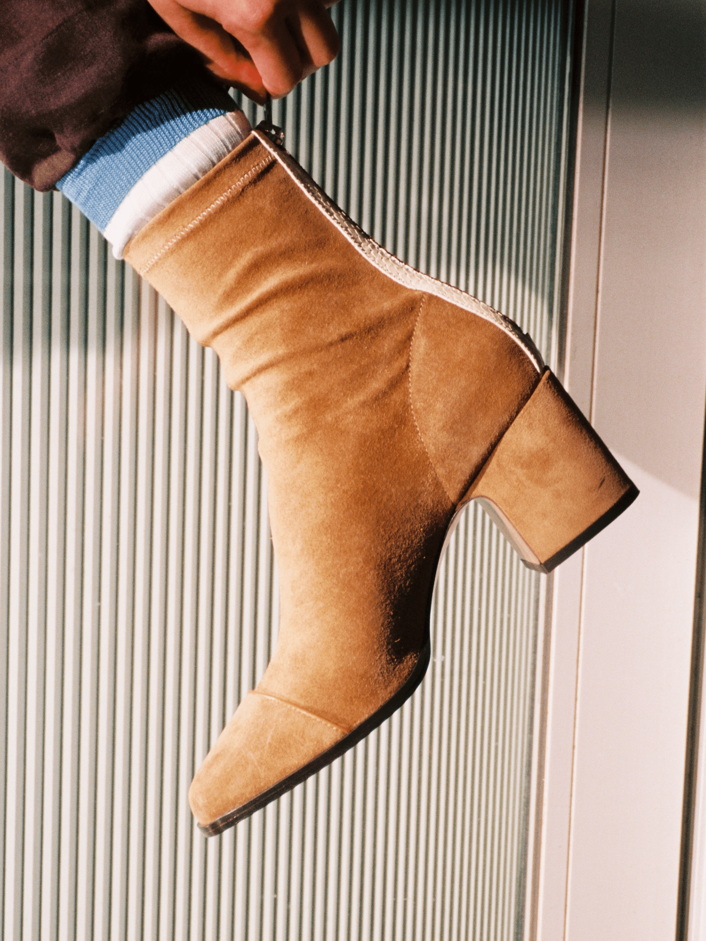 ARIA - Bottines - Suède Cognac Bottines Nomasei