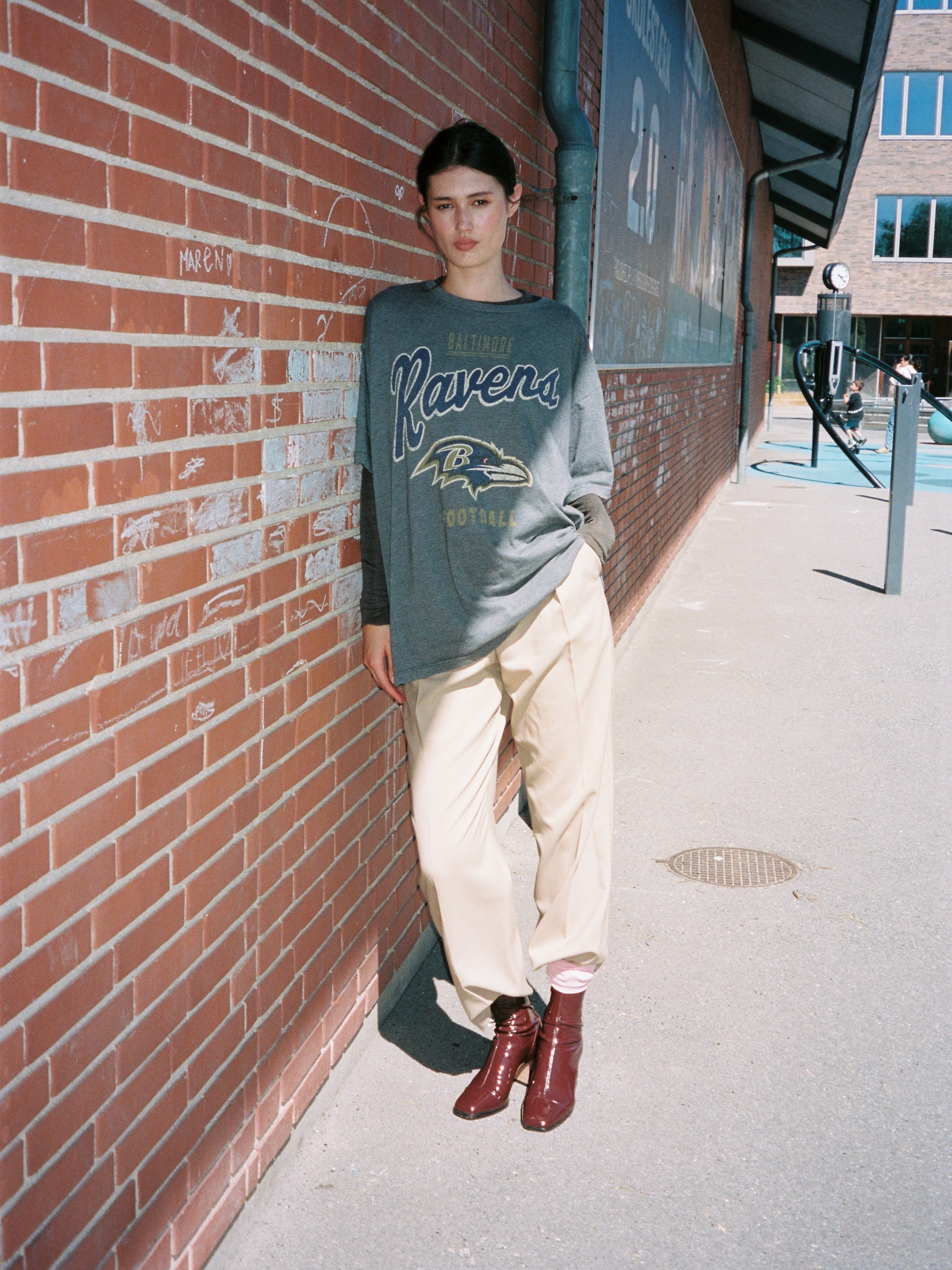 ARIA - Bottines - Verni Stretch Bordeaux