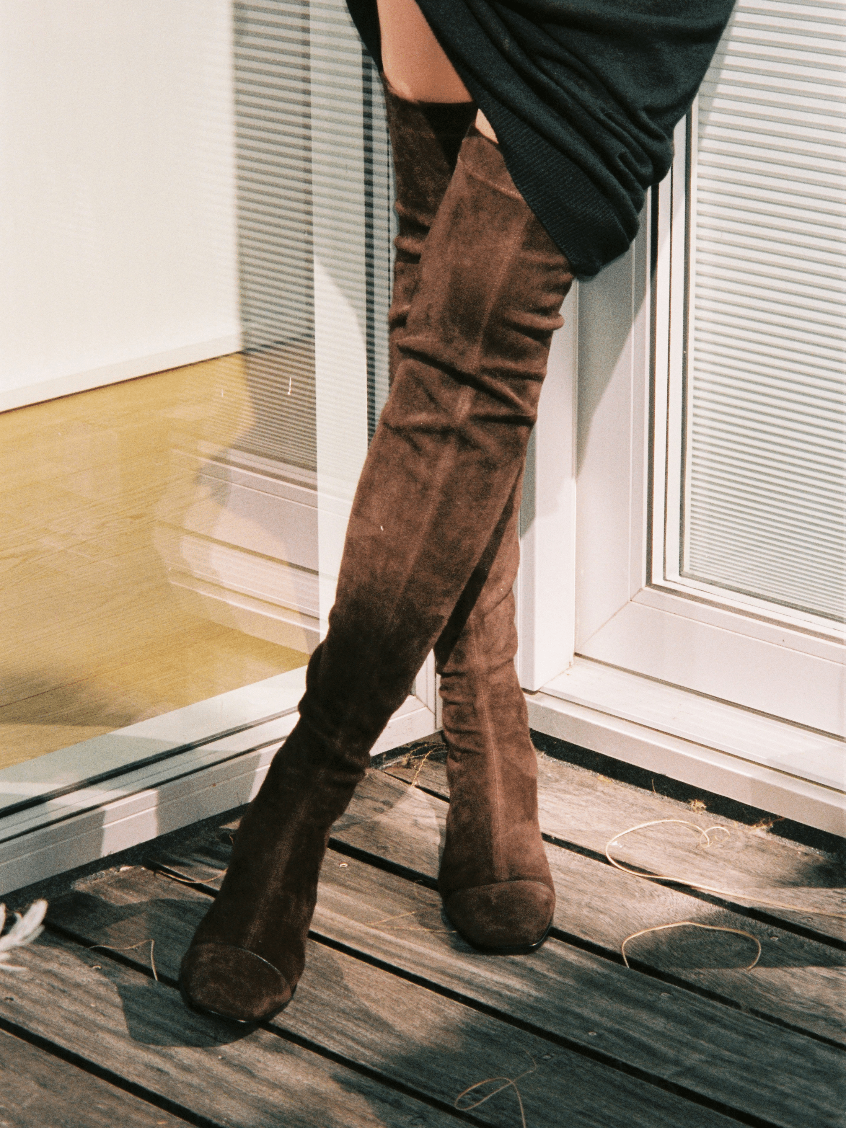 WHISPER - Cuissardes - Camoscio Brun Bottes Nomasei