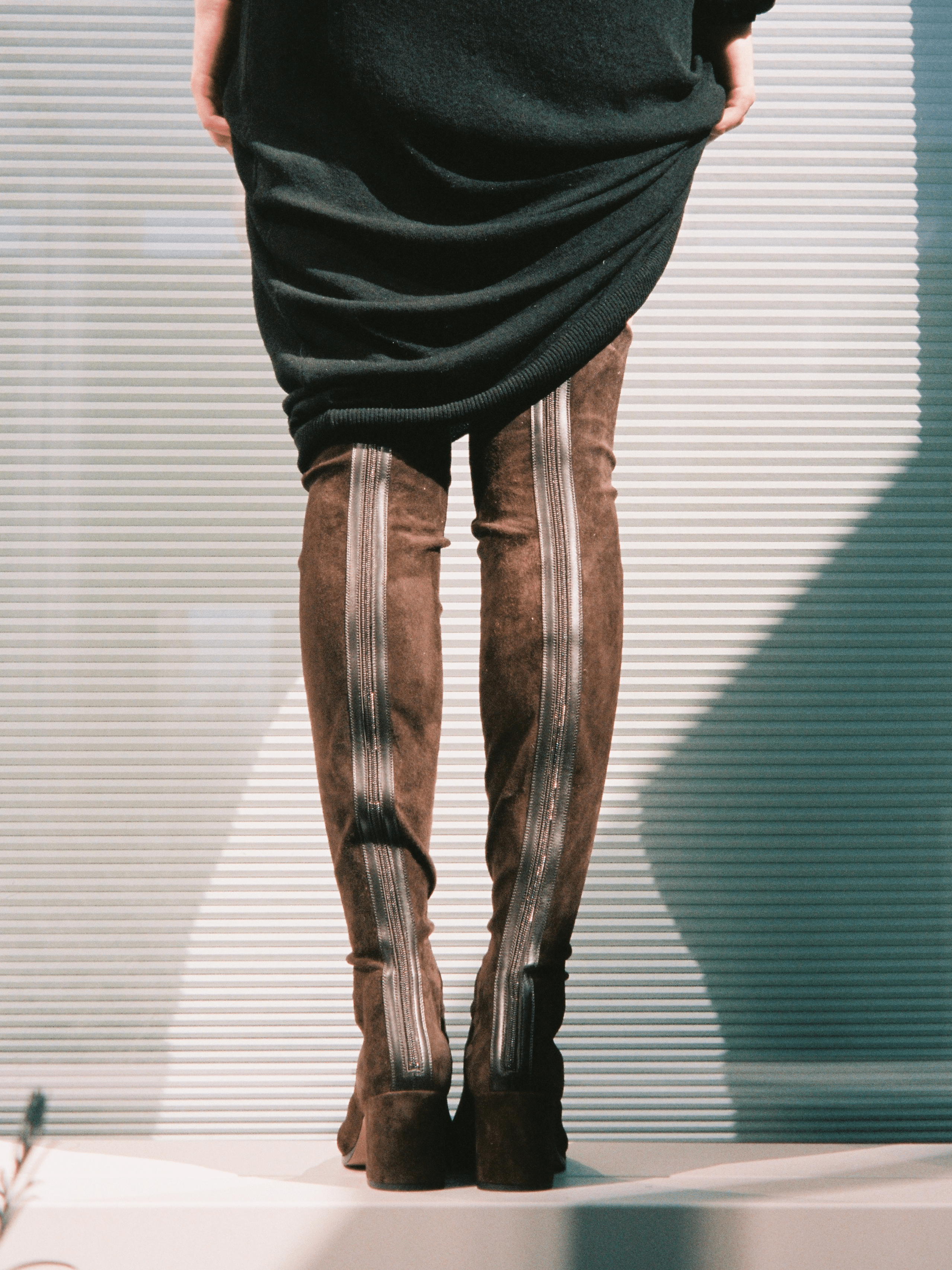 WHISPER - Cuissardes - Camoscio Brun Bottes Nomasei