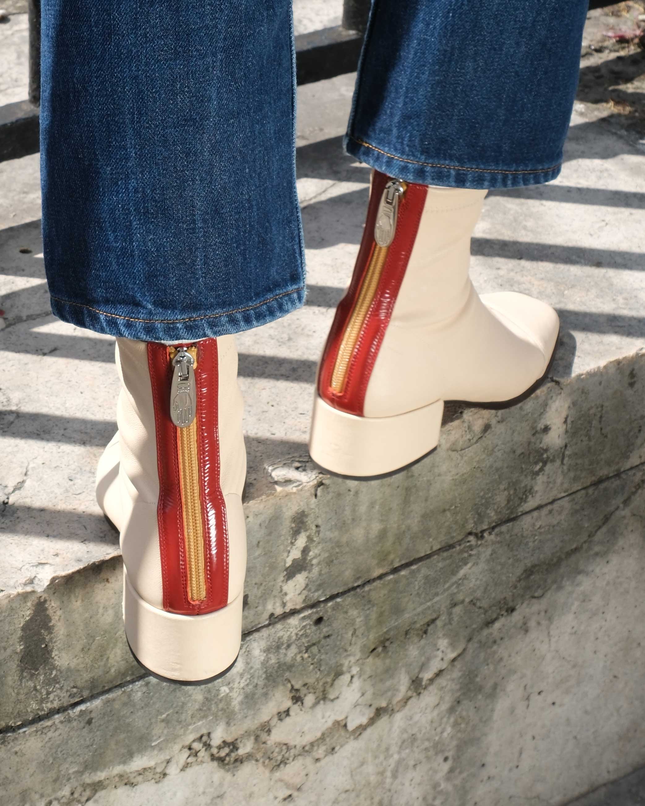 STRADA - Bottines - Blanc Pompéi